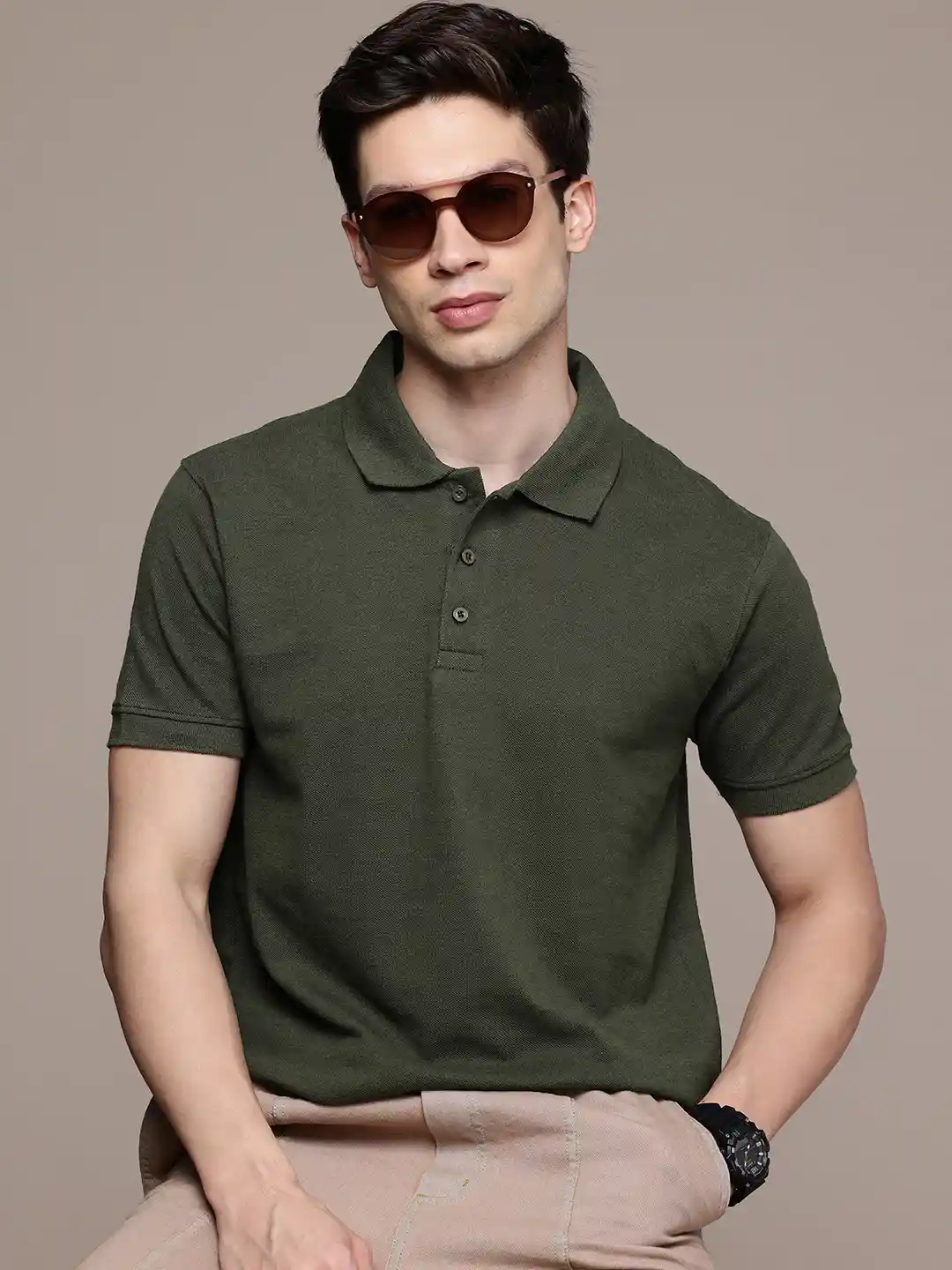 Buy Moda Rapido Men Polo Collar T-shirt Tshirts for Men 32421402