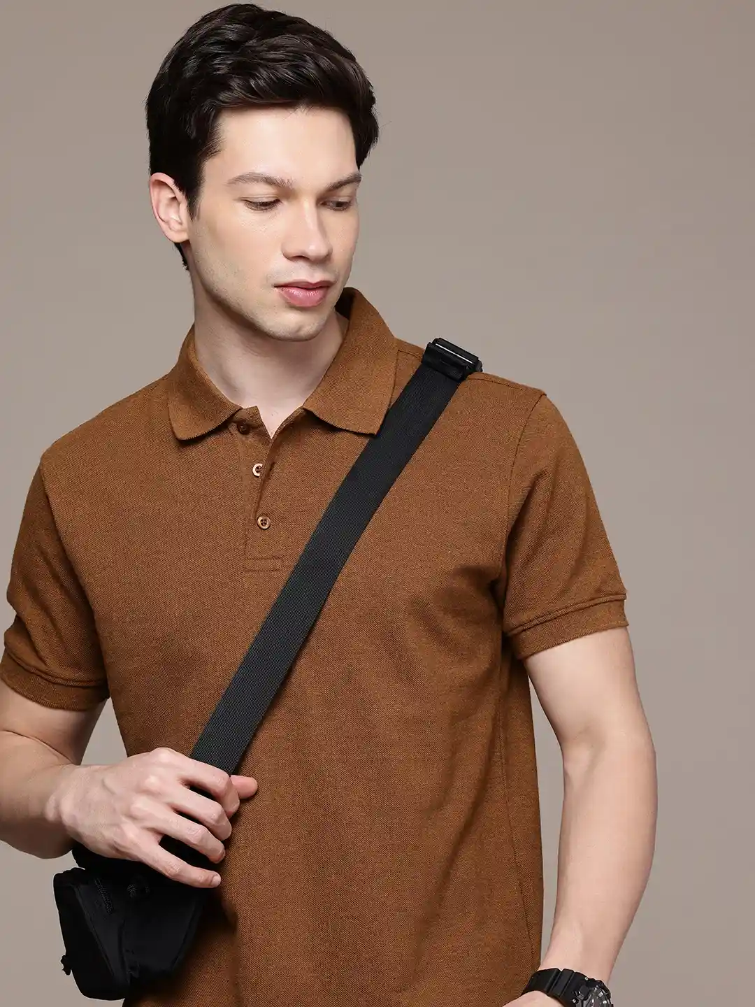 Buy Moda Rapido Men Polo Collar T-shirt Tshirts for Men 32421443