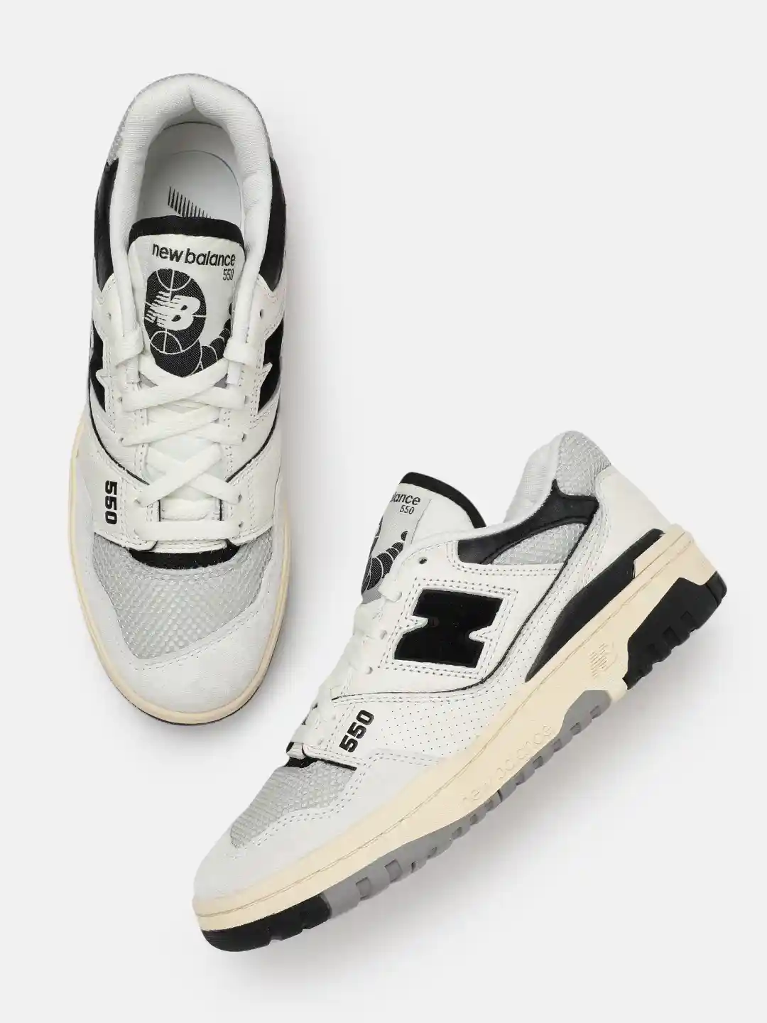 Buy New Balance Men BB550 Leather Everyday Sneakers Casual Shoes