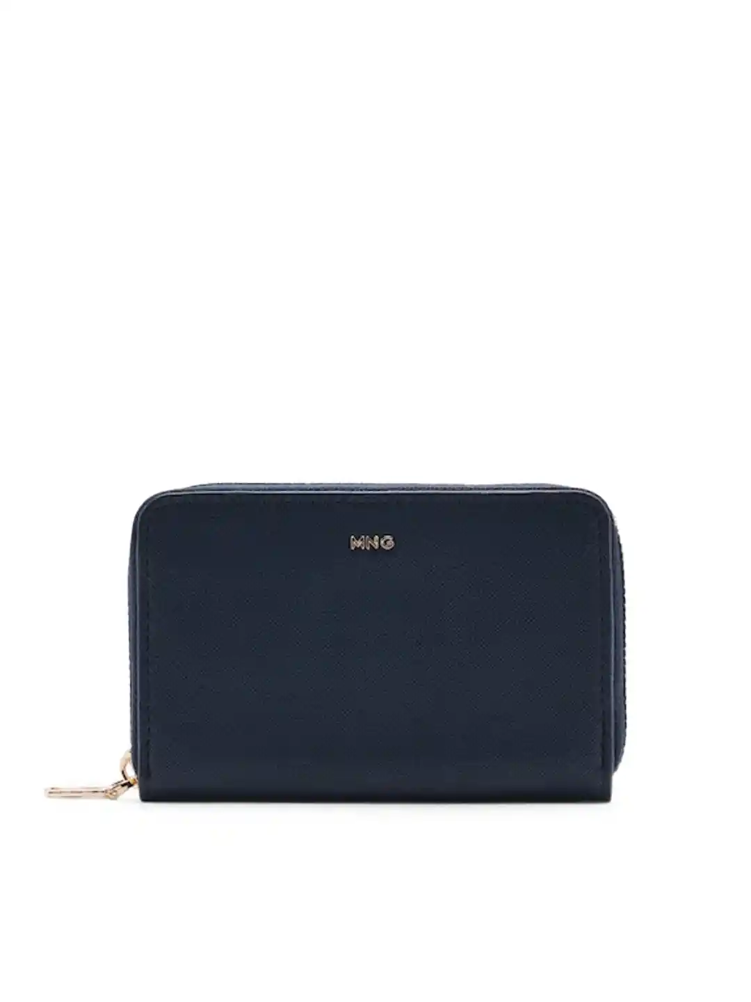 Buy MANGO PU Textured Zip Around Wallet Wallets for Women