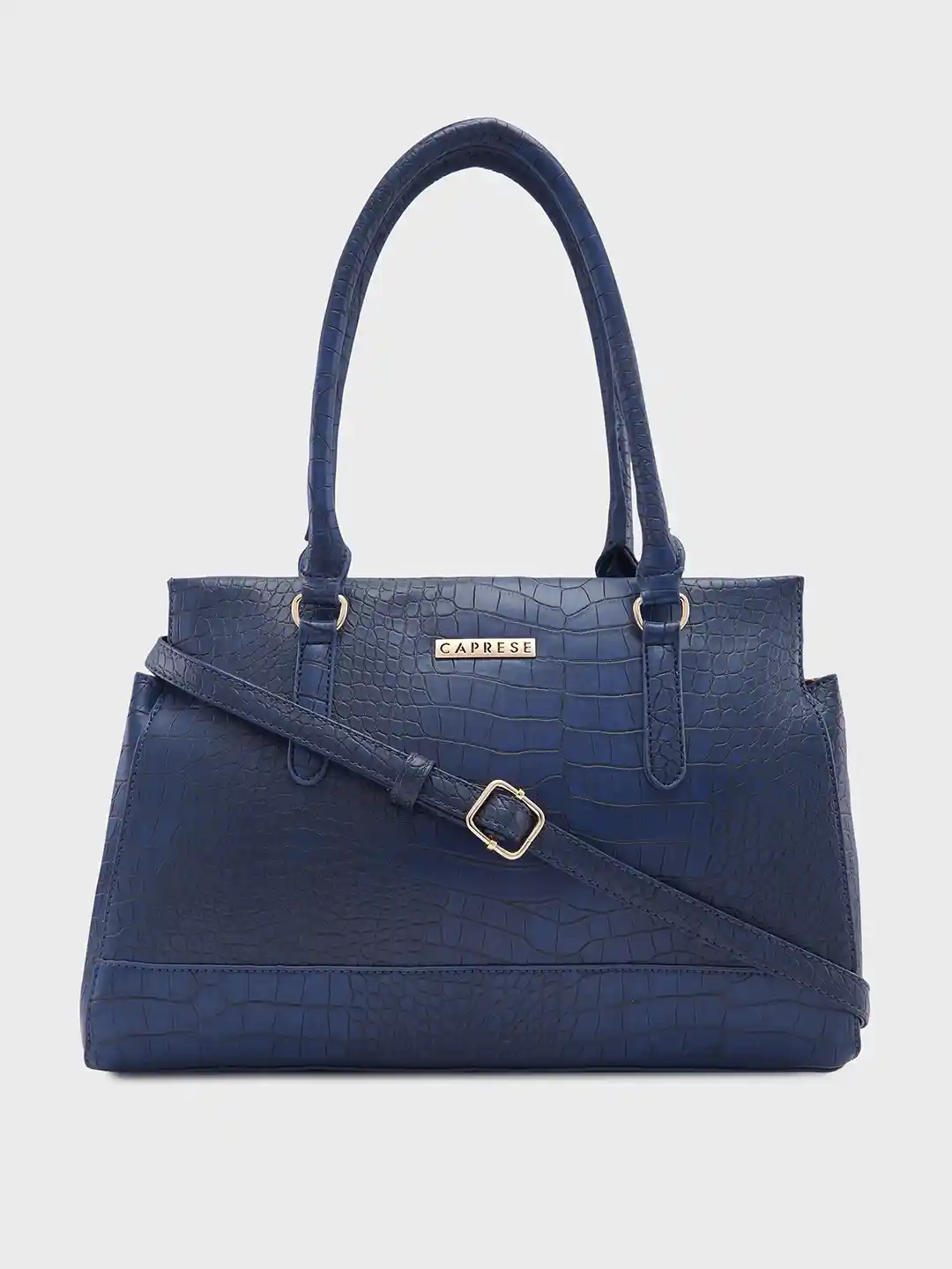 Blue Satchel Caprese Bags Blue Buy Caprese Textured Structured