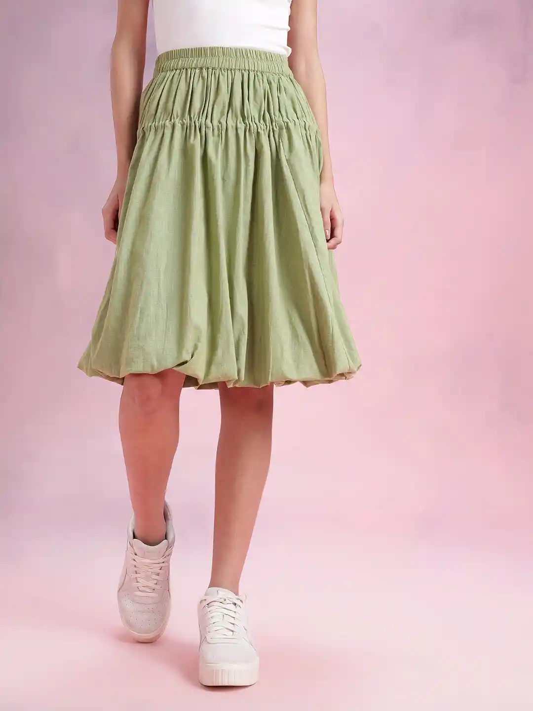 スカート S ring balloon skirt Theredthread THEREDTHREAD / ザレッドスレッド】S ring balloon skirt