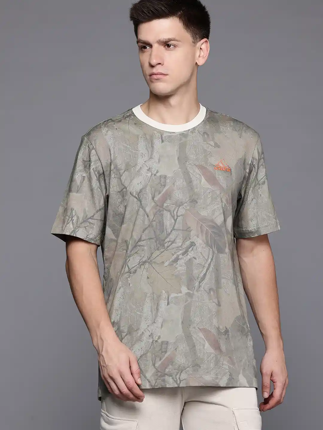Buy ADIDAS Originals Camo Printed Pure Cotton T-shirt Tshirts