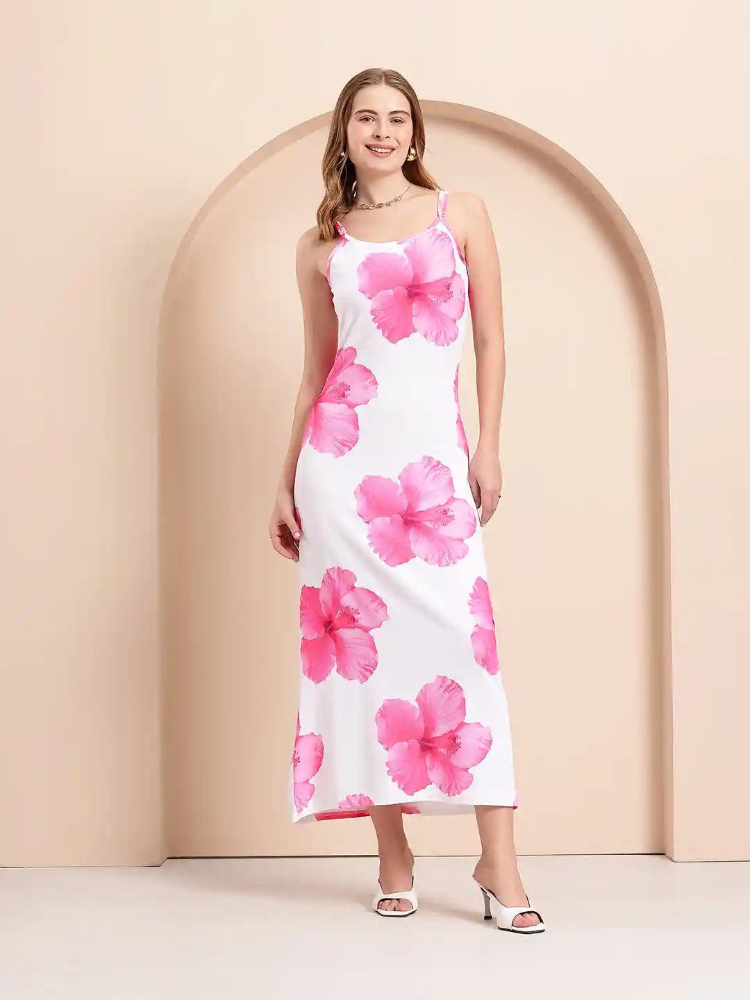 Buy Mast Harbour Floral Printed Maxi Beach Dress Dresses for