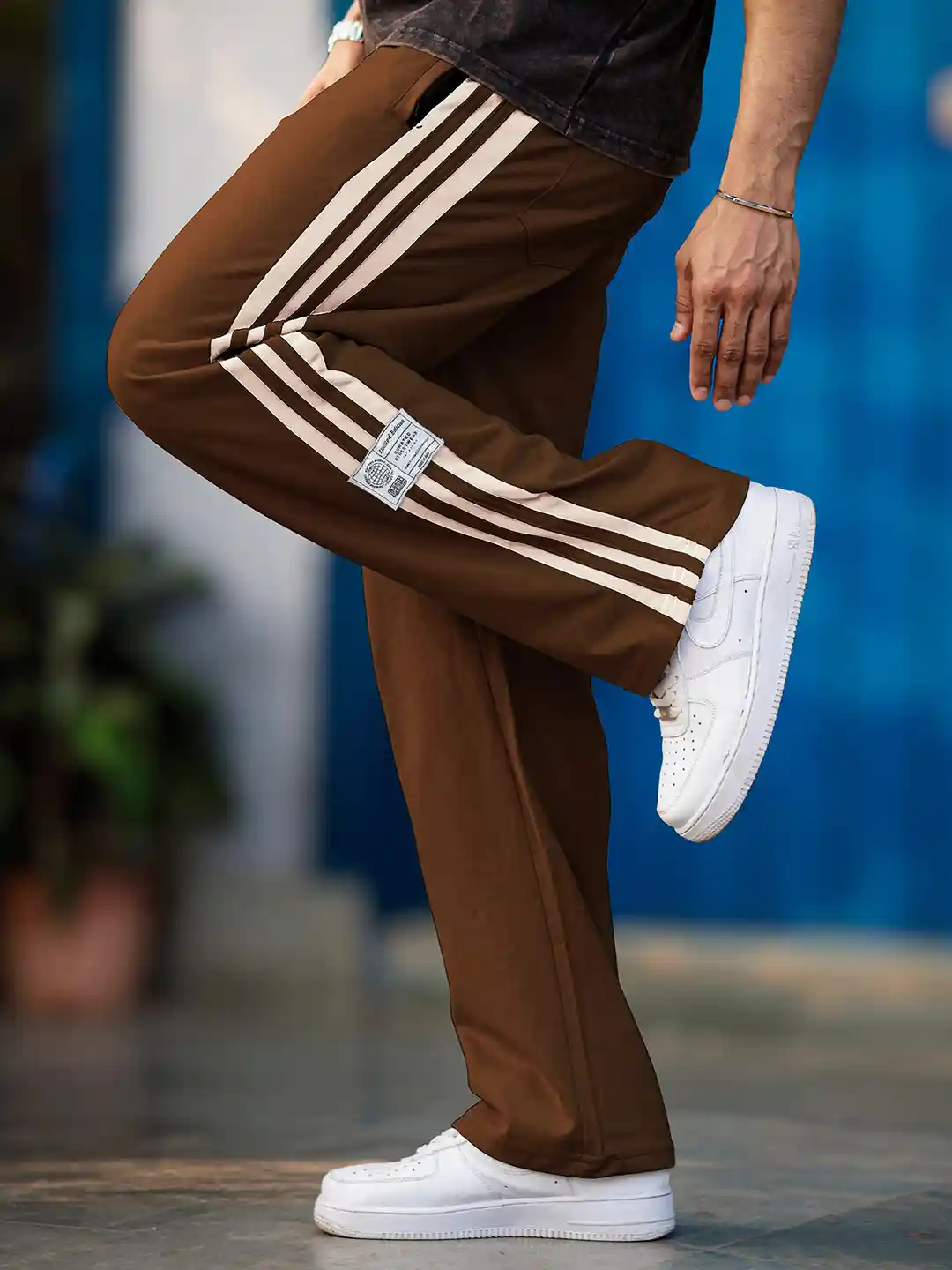 Maniac Men Baggy Fit Track Pants - Main Image