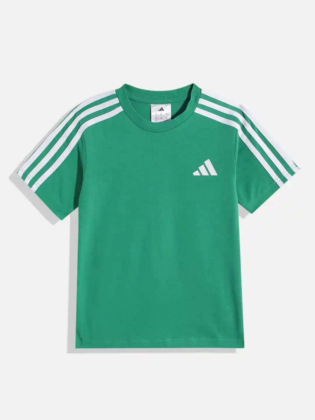 Buy ADIDAS Boys Classic 3-Stripes Pure Cotton T-shirt Tshirts