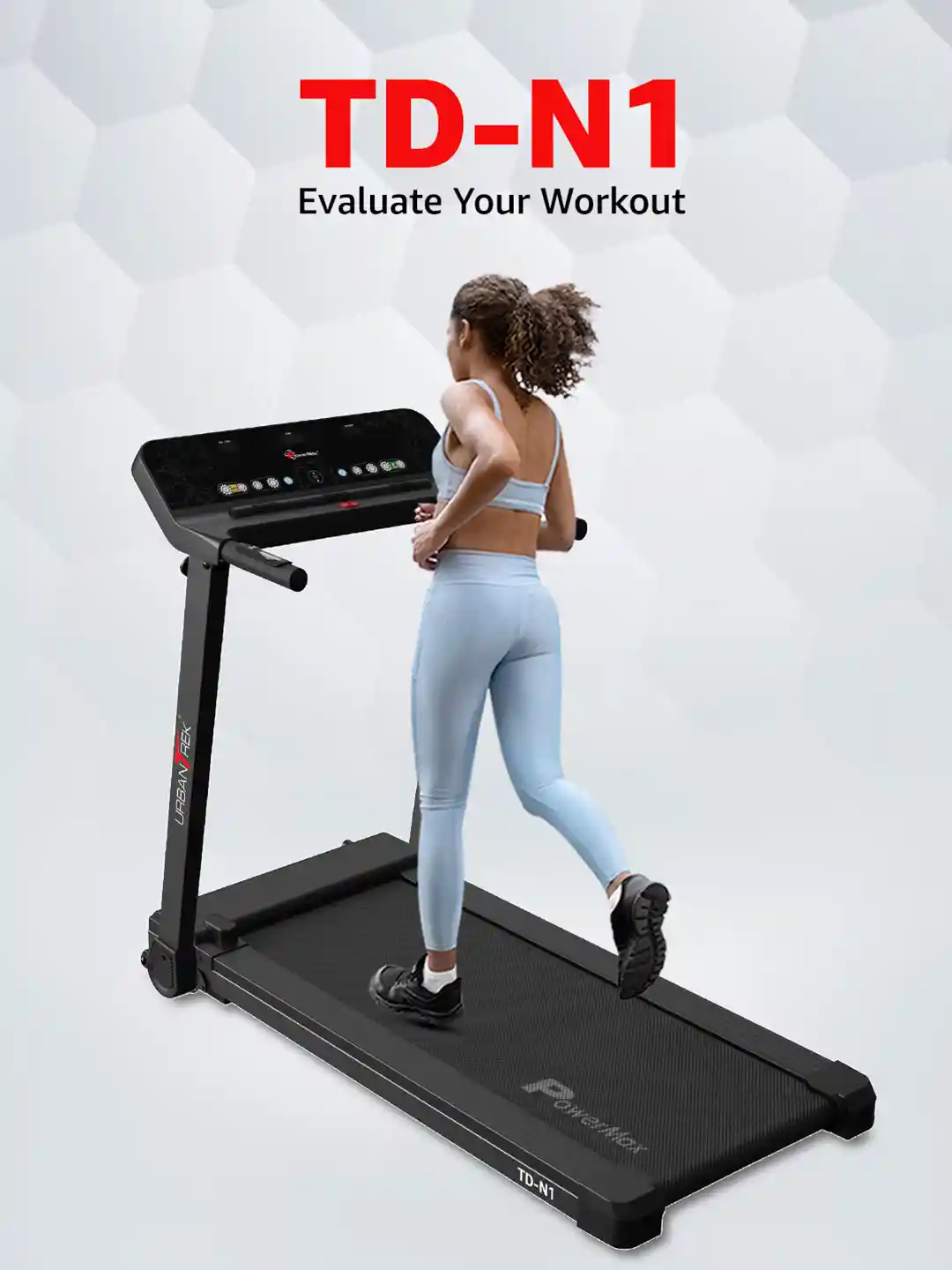 Buy PowerMax Fitness TD-N1 Motorised Foldable Treadmill for Home