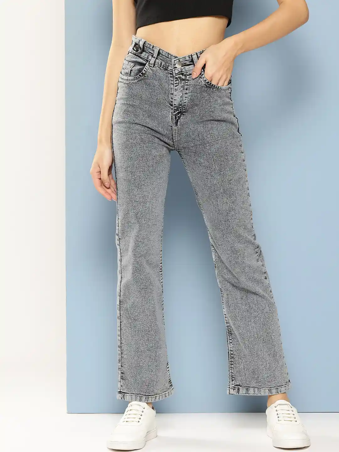 Aarika Women Acid Wash Jeans - Main Image