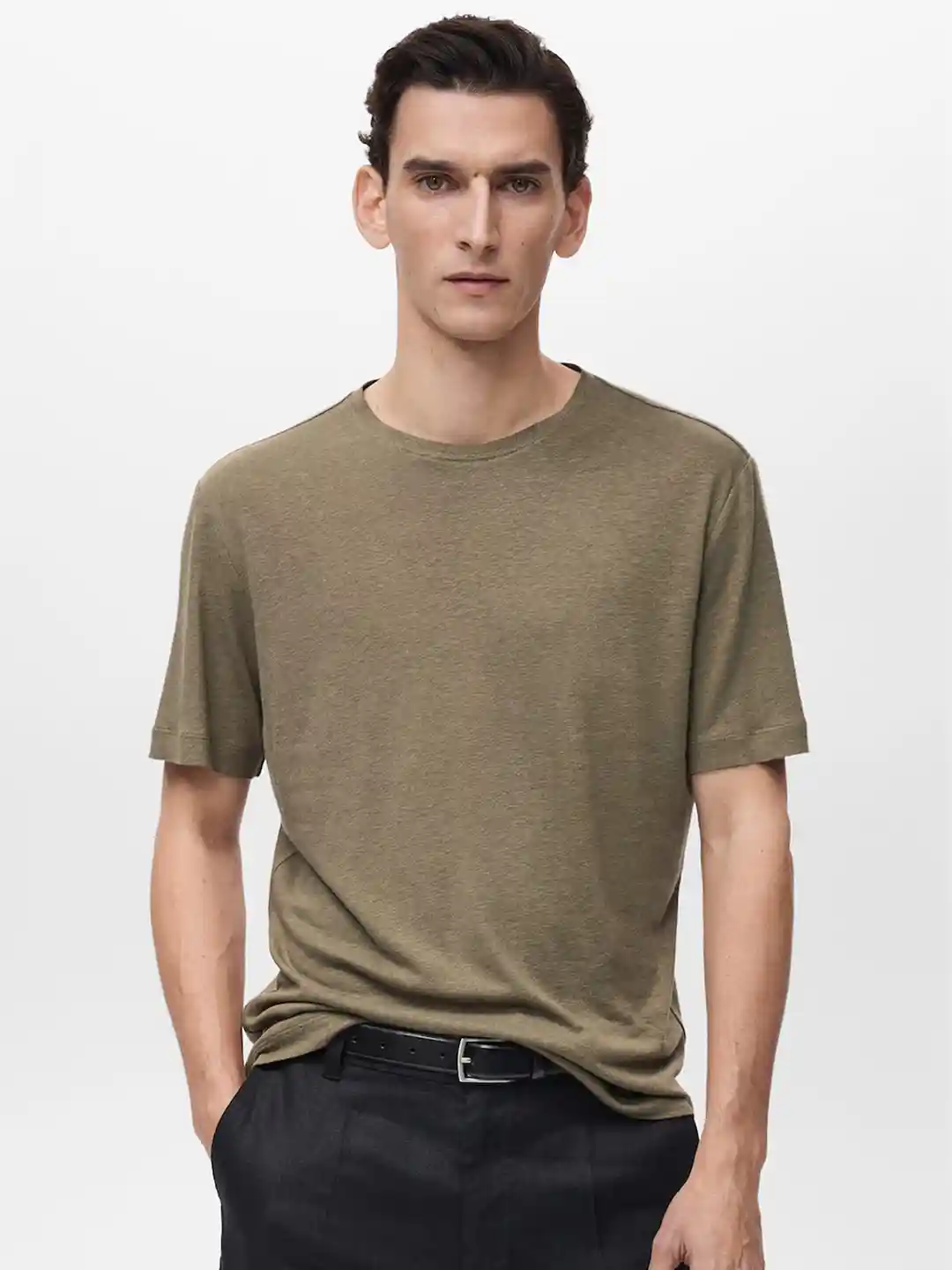 Buy MANGO MAN Slim Fit T-shirt Tshirts for Men 32798286 Myntra - Main Image
