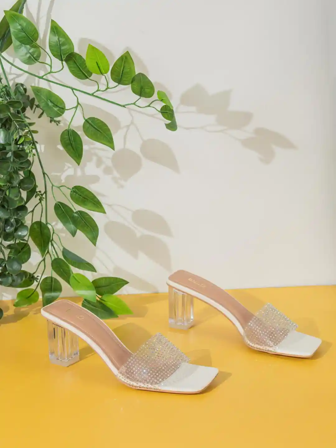 Ladies Sandals Square Toe Clear Low Heel Mules Buy Inc Party Block