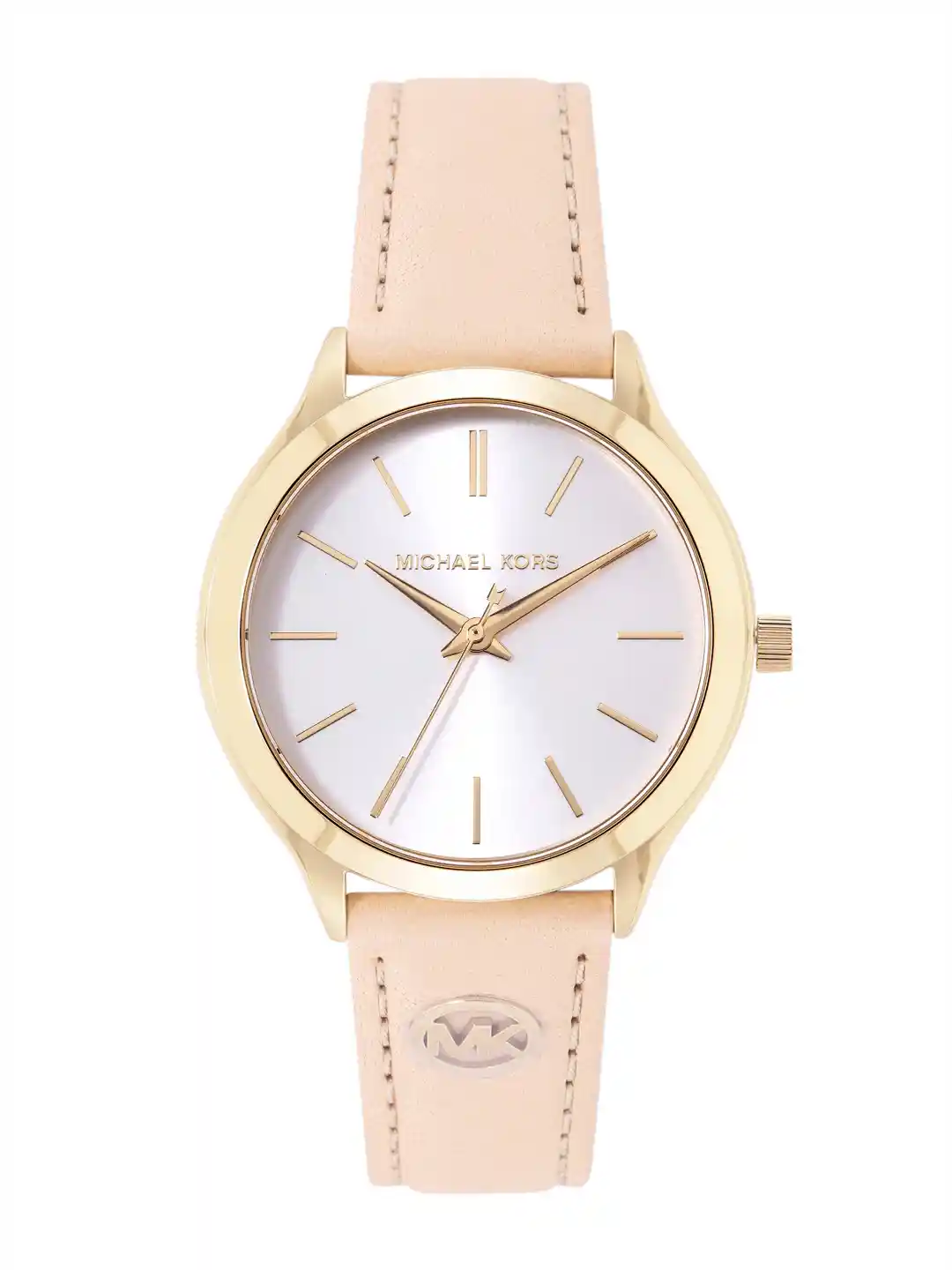 Buy Michael Kors Women Slim Runway Leather Analogue Watch MK7533I