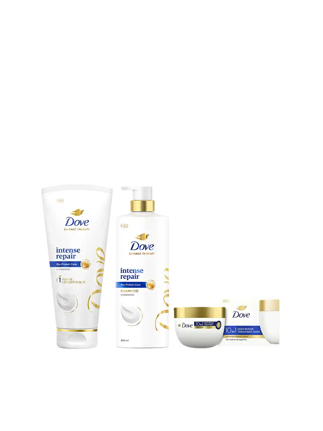 Buy Dove Set of Intense Repair Conditioner 175ml Shampoo 650ml