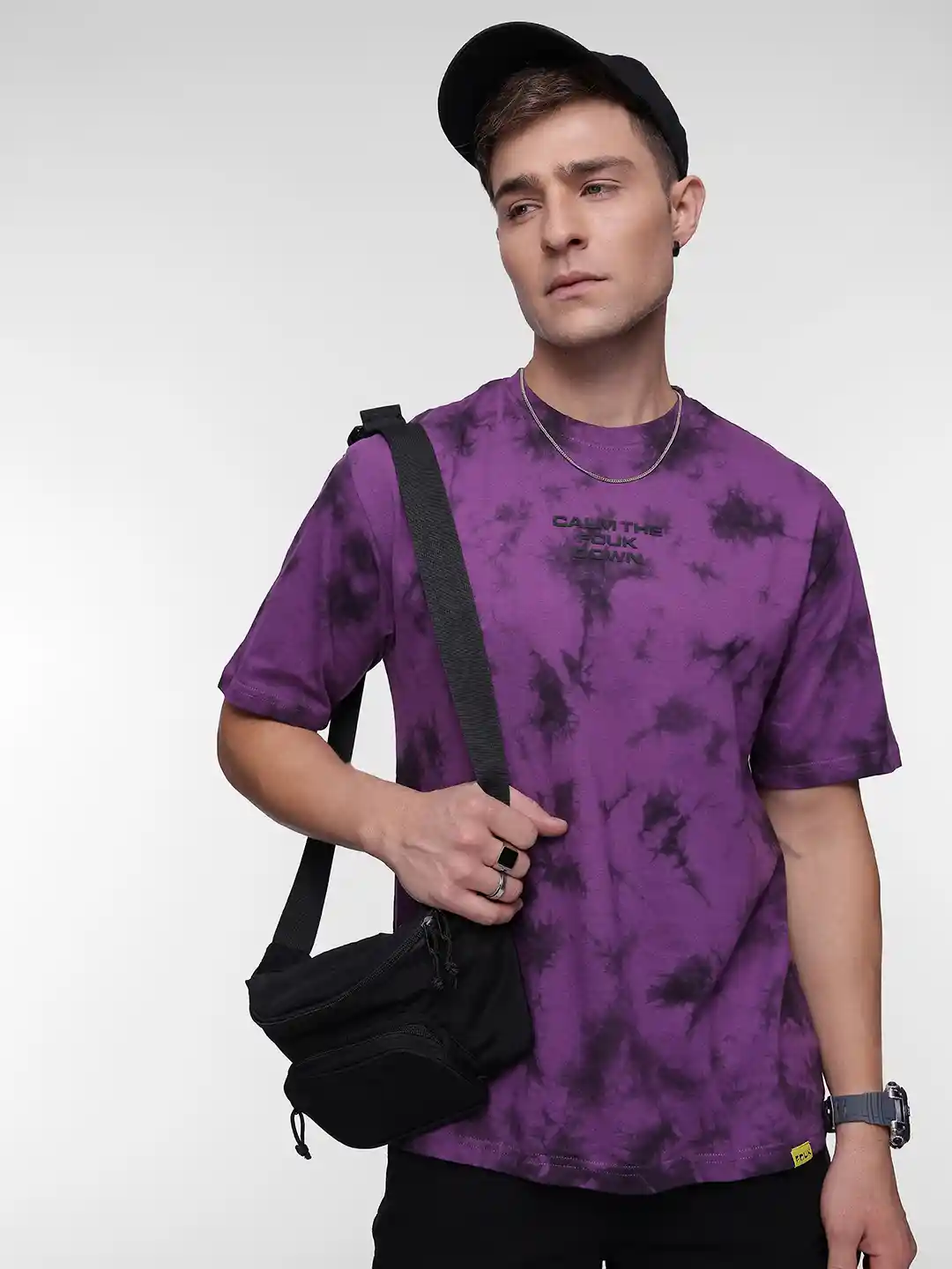 Buy FCUK Tie and Dye Oversized T-shirt Tshirts for Men 33047295