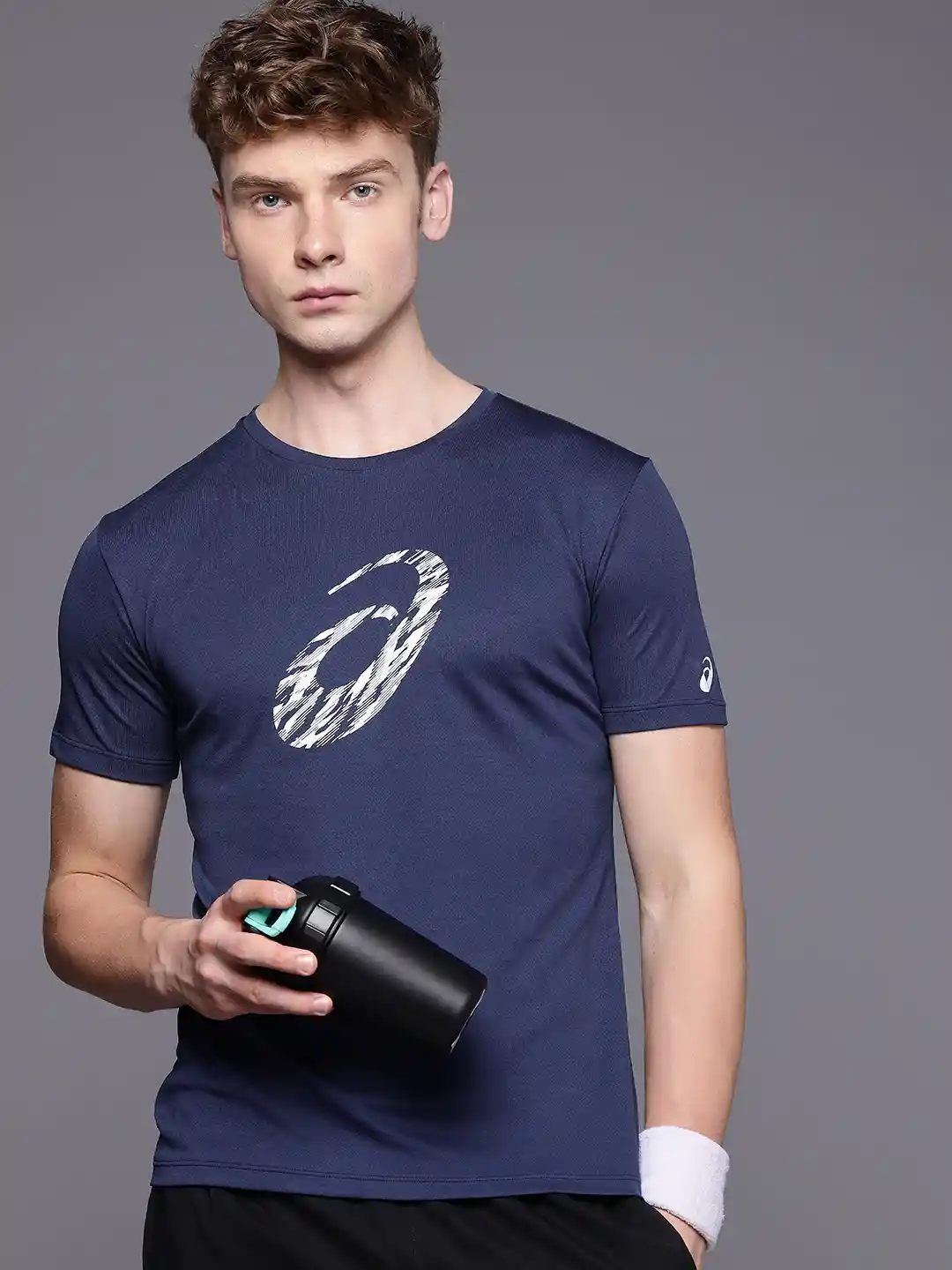 Buy ASICS Brand Logo Printed Quick Dry Running T-shirt Tshirts