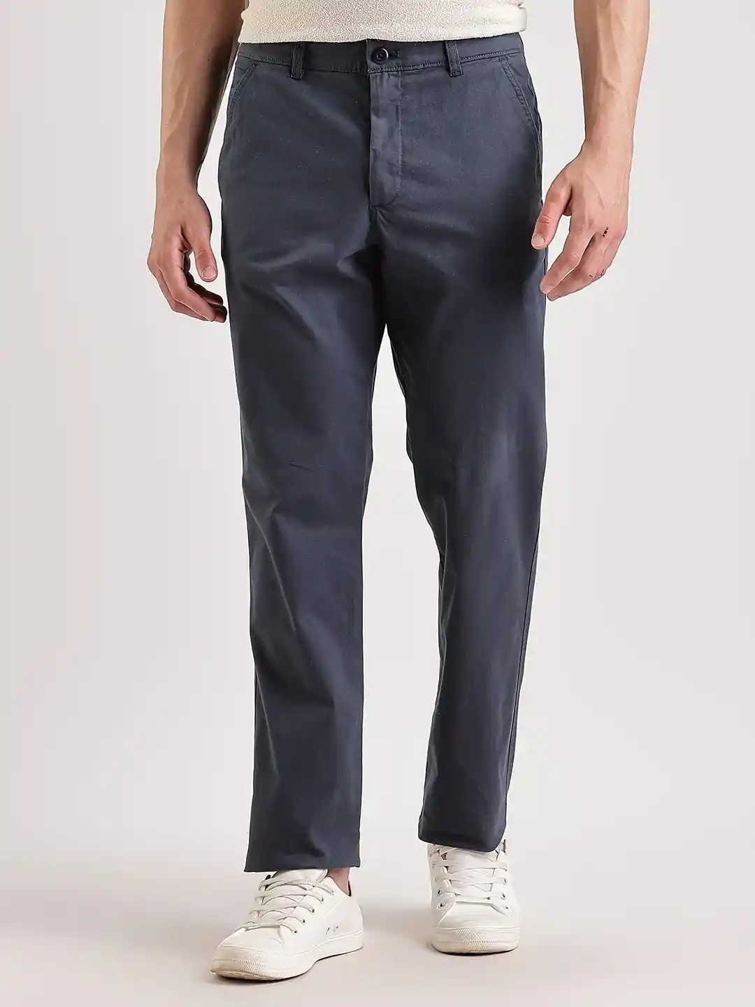 Buy Calvin Klein Jeans Men Relaxed Loose Fit Chinos Trousers