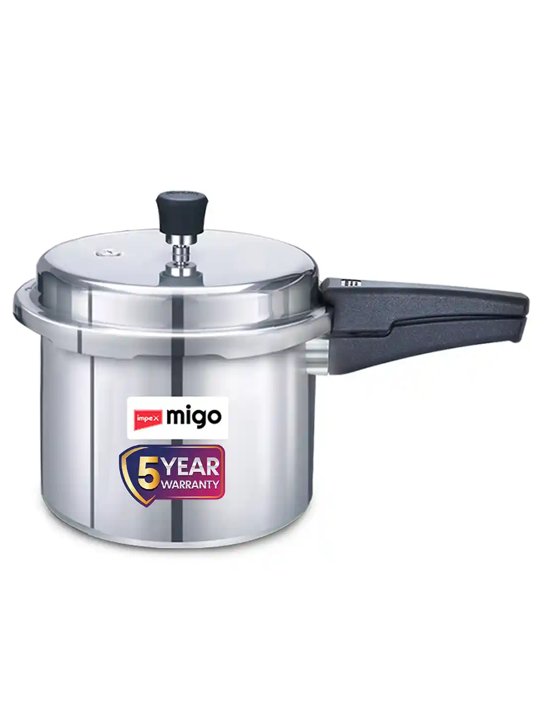 Buy IMPEX Migo Silver Aluminium Dishwasher safe Induction Outer
