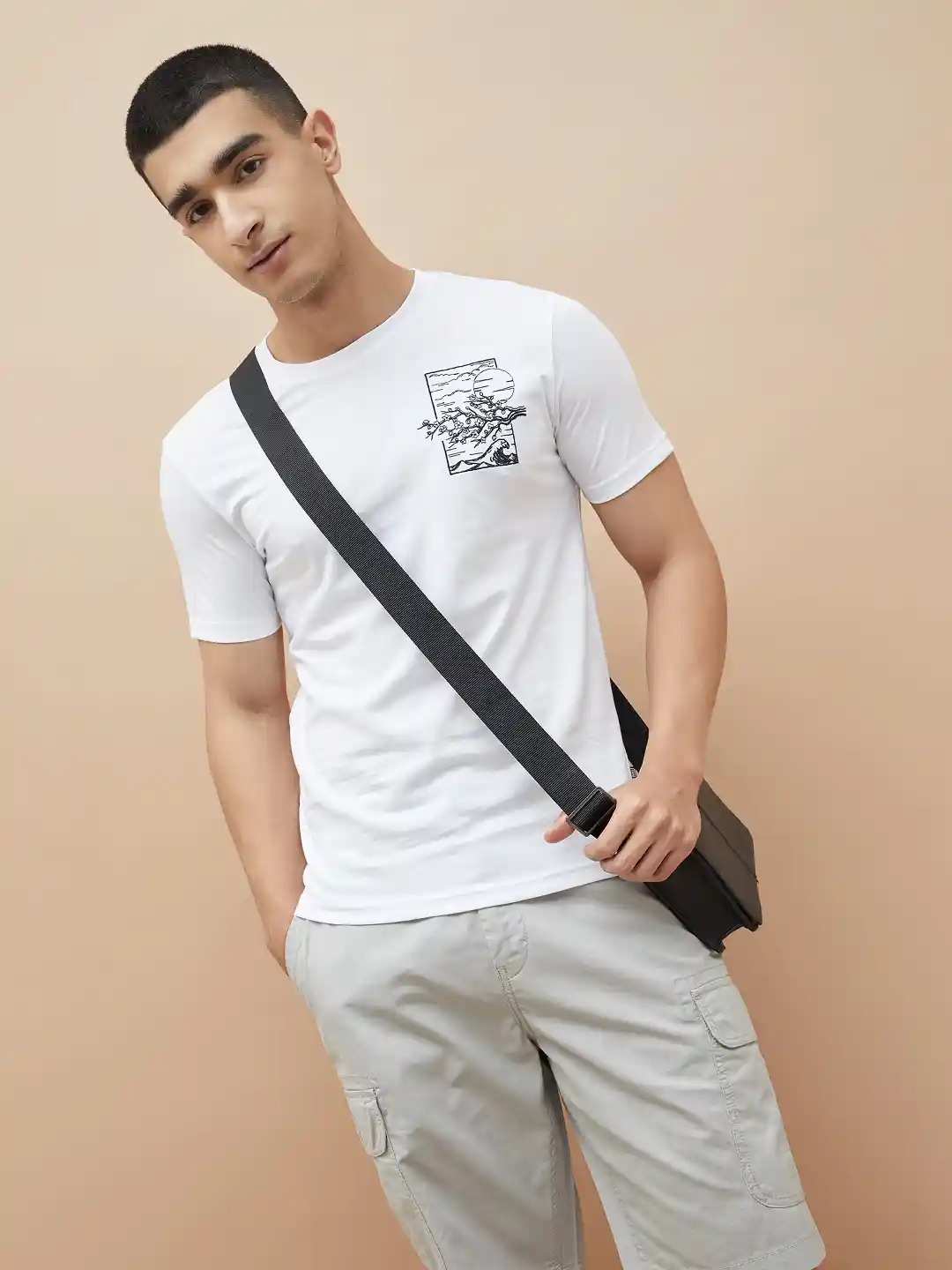 Buy Fame Forever by Lifestyle Men Sports Printed Applique T-shirt
