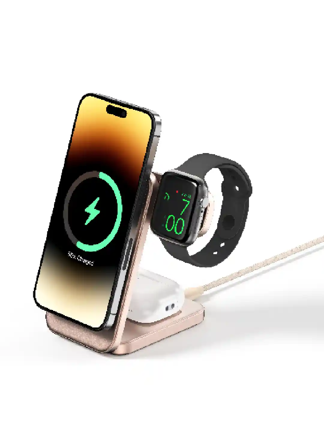 Buy Ambrane AerosynQTrio Qi2 Magsafe Wireless 3-in-1