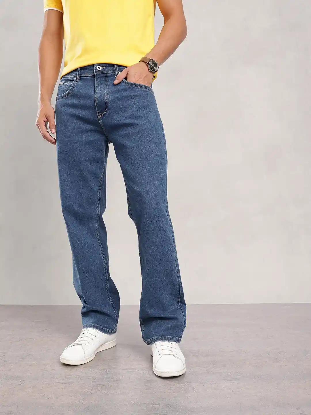 Nautica Men Relaxed Mid-Rise Stretch Denim Jeans