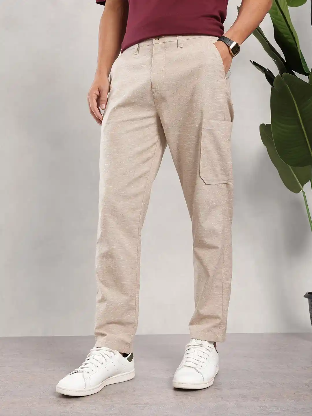 Mens Pants Nautica Beach Pants Nautica Mens Beige Linen Blend