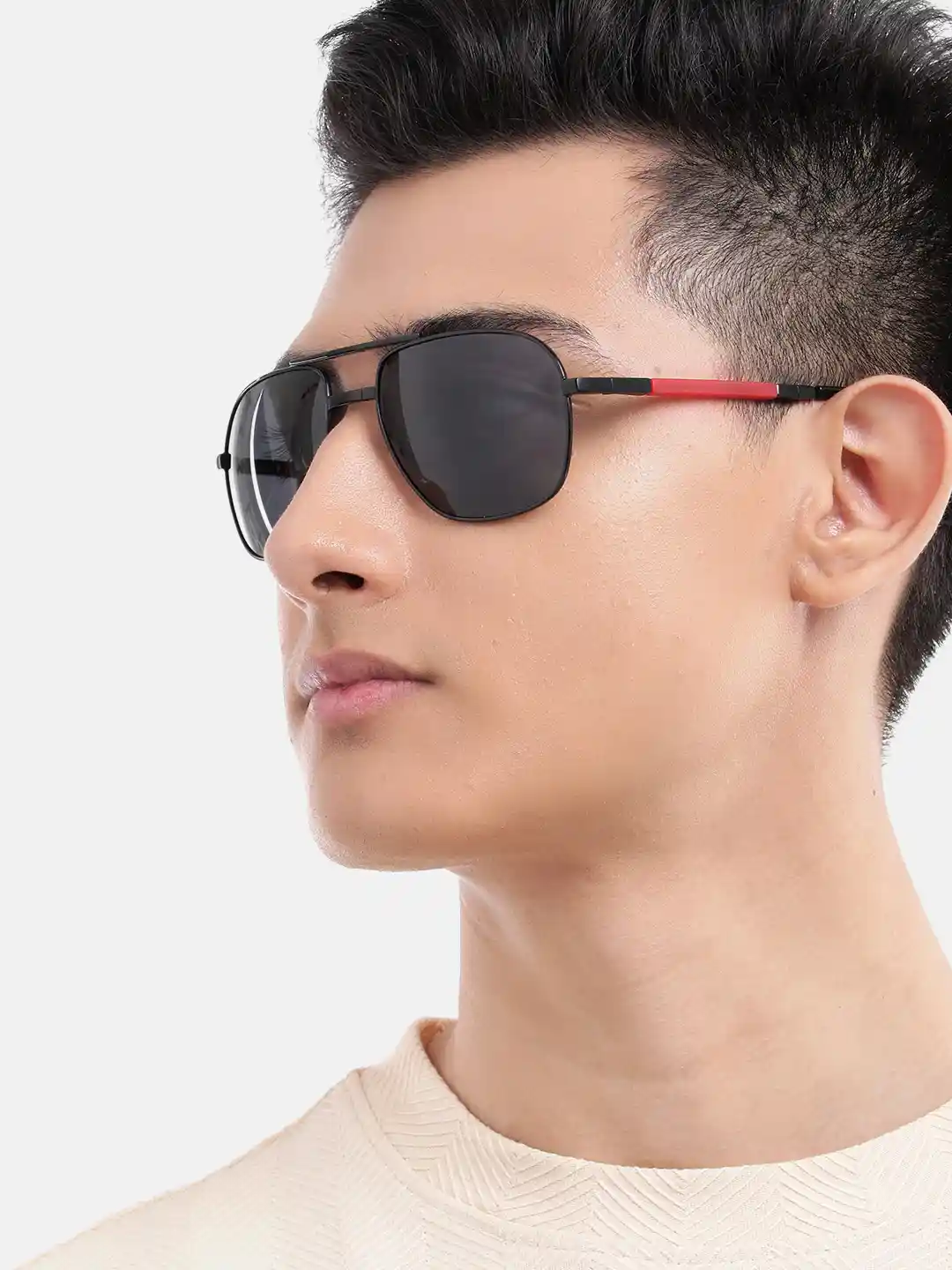 Buy Carlton London Gold with Red Toned Polarised Lens Foldover