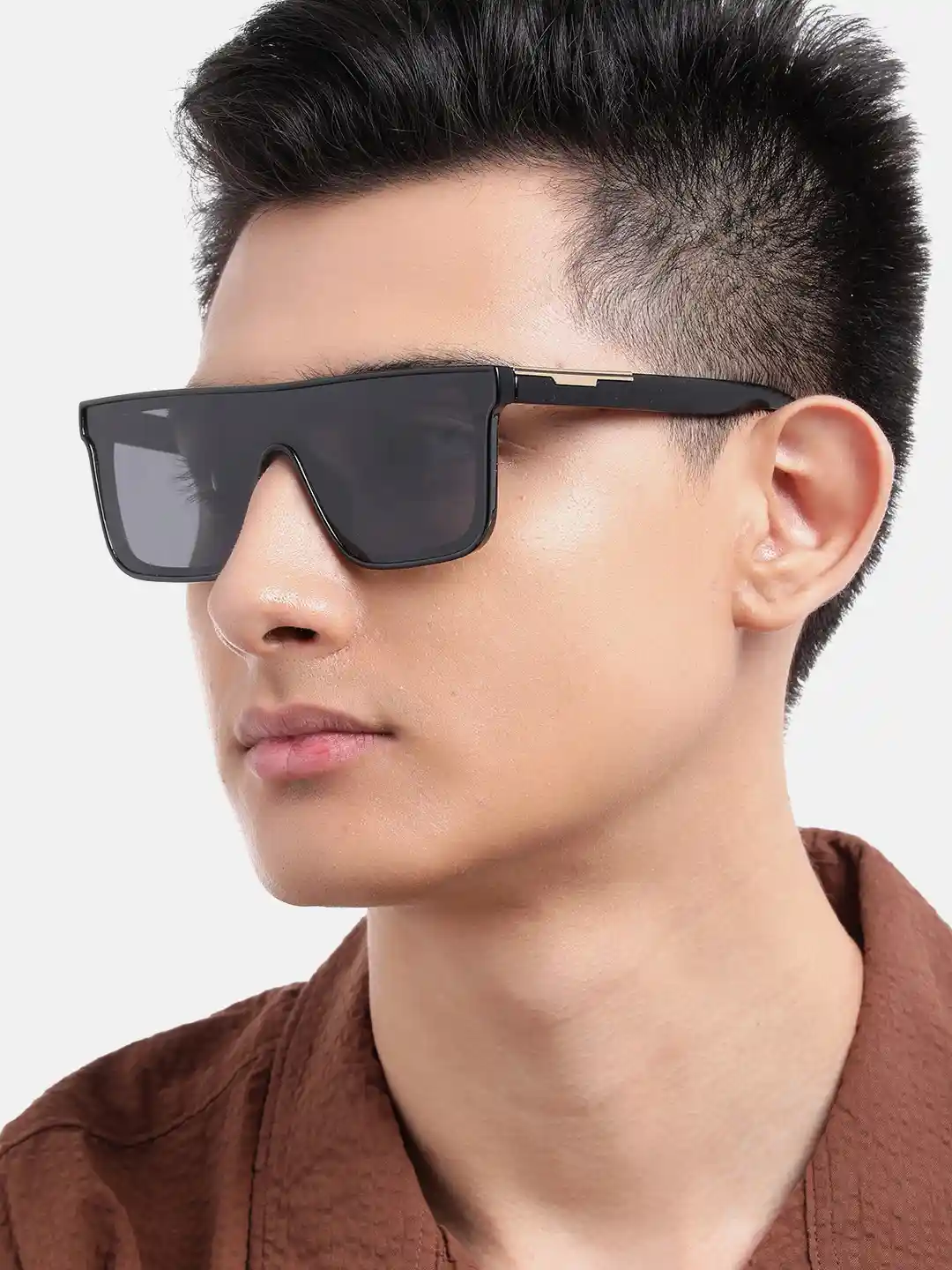 Carlton London Gold And Black Sunglasses Mens Buy Carlton London