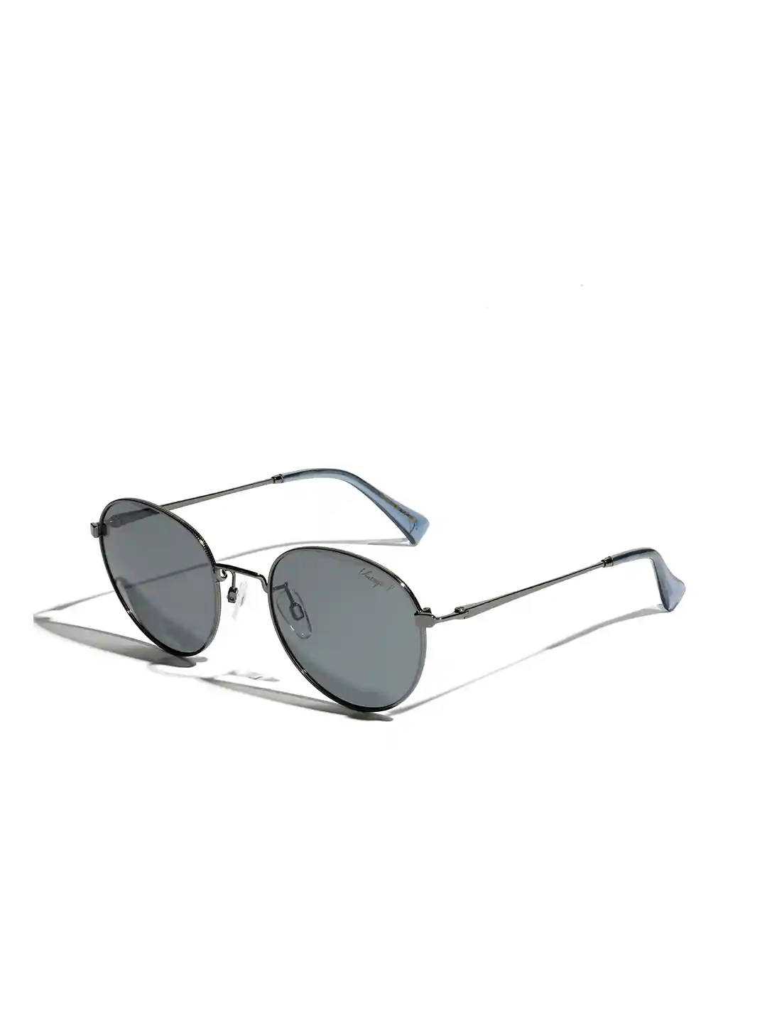 Vintage Unisex Round Sunglasses with Polarised and UV Protected Lens Iconic  Col 204-Grey