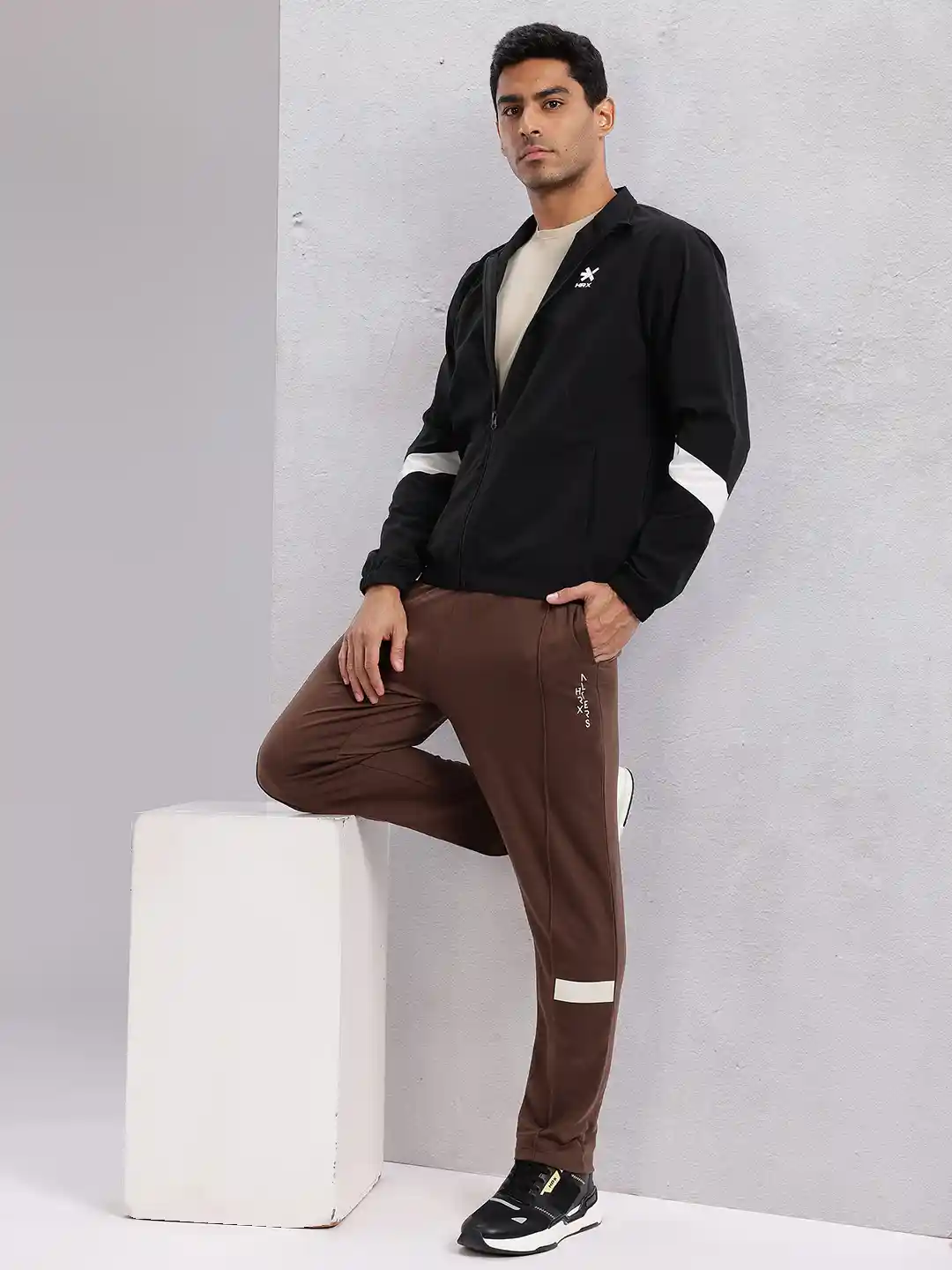 Buy HRX by Hrithik Roshan Contrast Panel Tailored Jacket Jackets