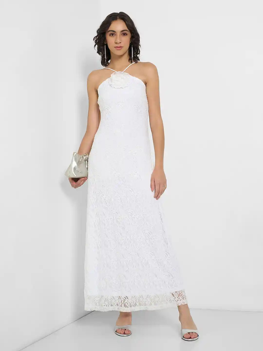 Buy Honey by Pantaloons Women Halter Neck Maxi Dress Dresses for