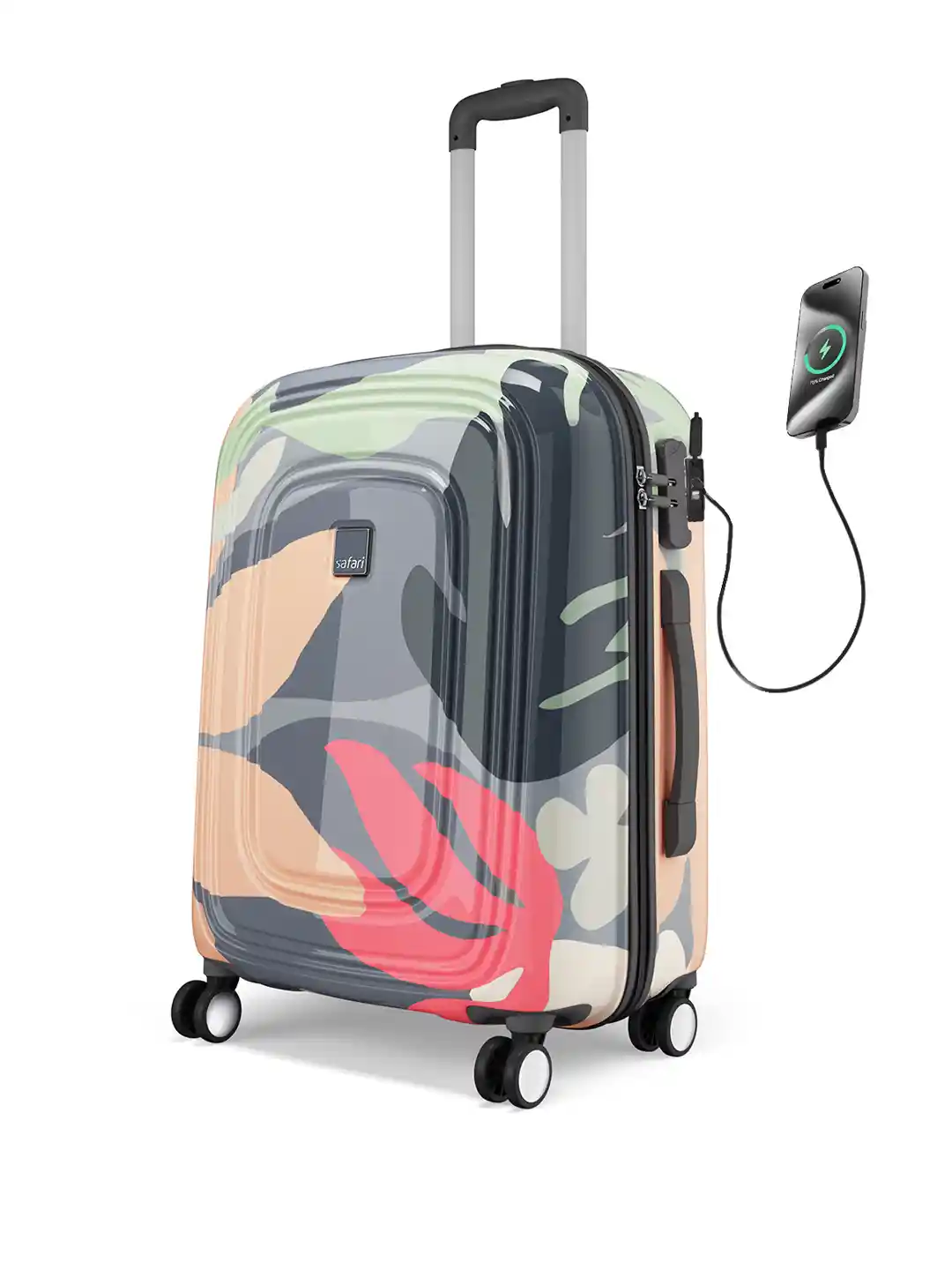 Cabin Suitcase Tripp Hard Suitcase Tripp Chic Black Front Opening