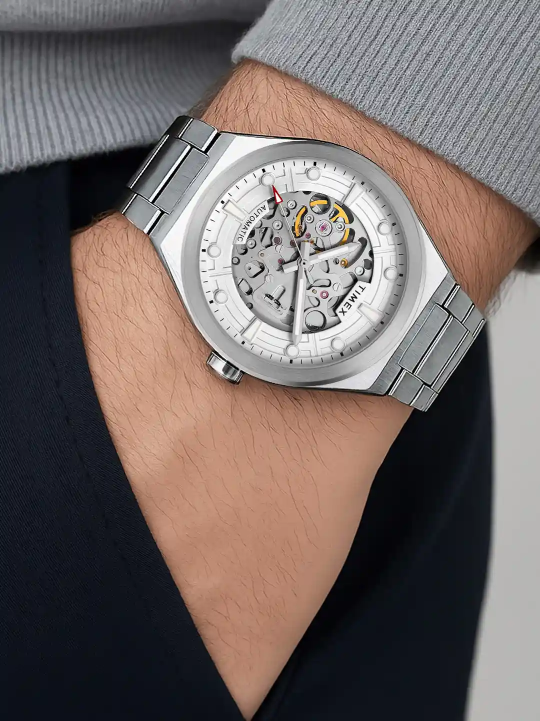 Buy Timex Men Bracelet Style Analogue Automatic Motion Powered