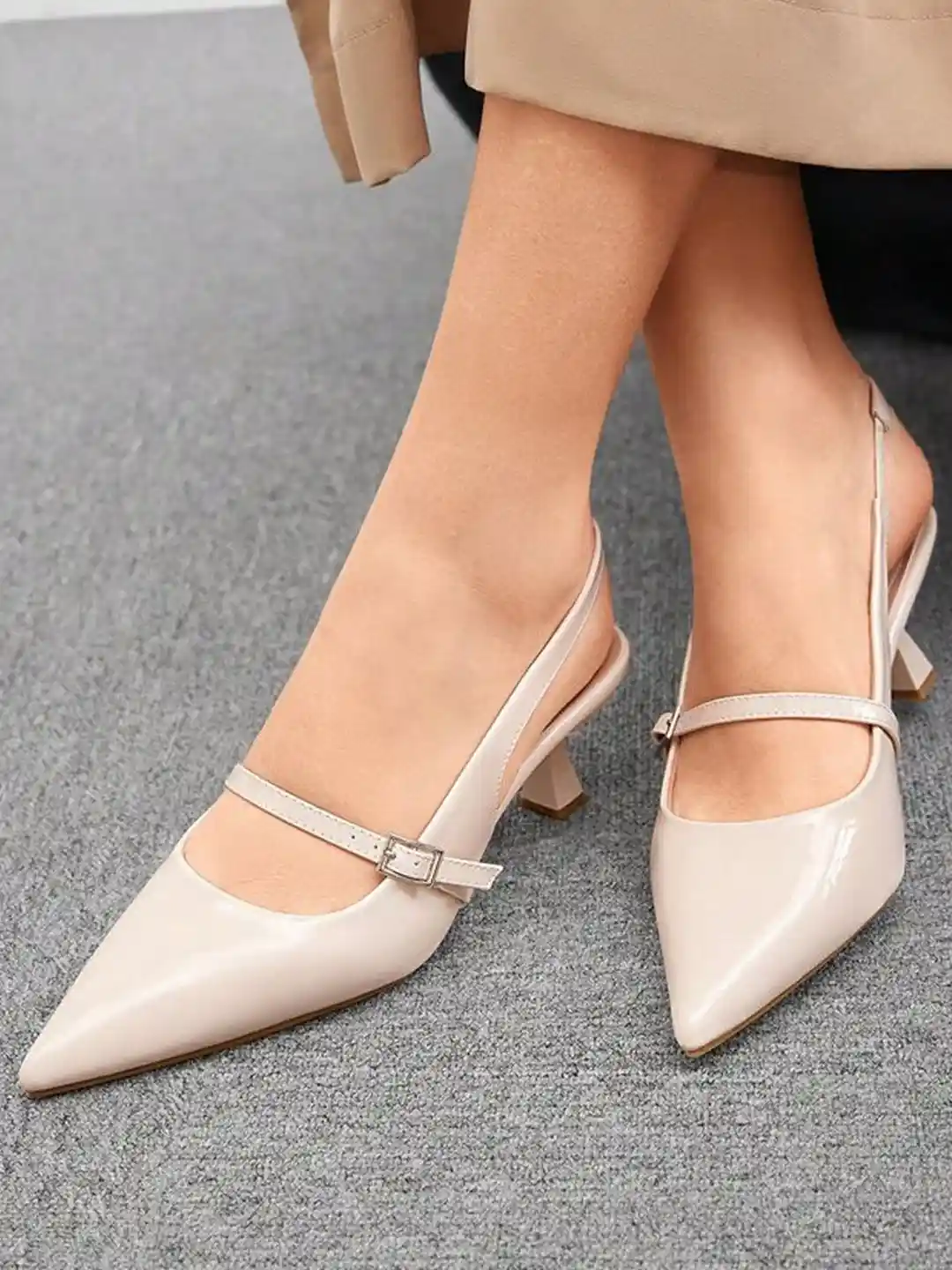 Buy Street Style Store Women PU Kitten Pumps Heels for Women
