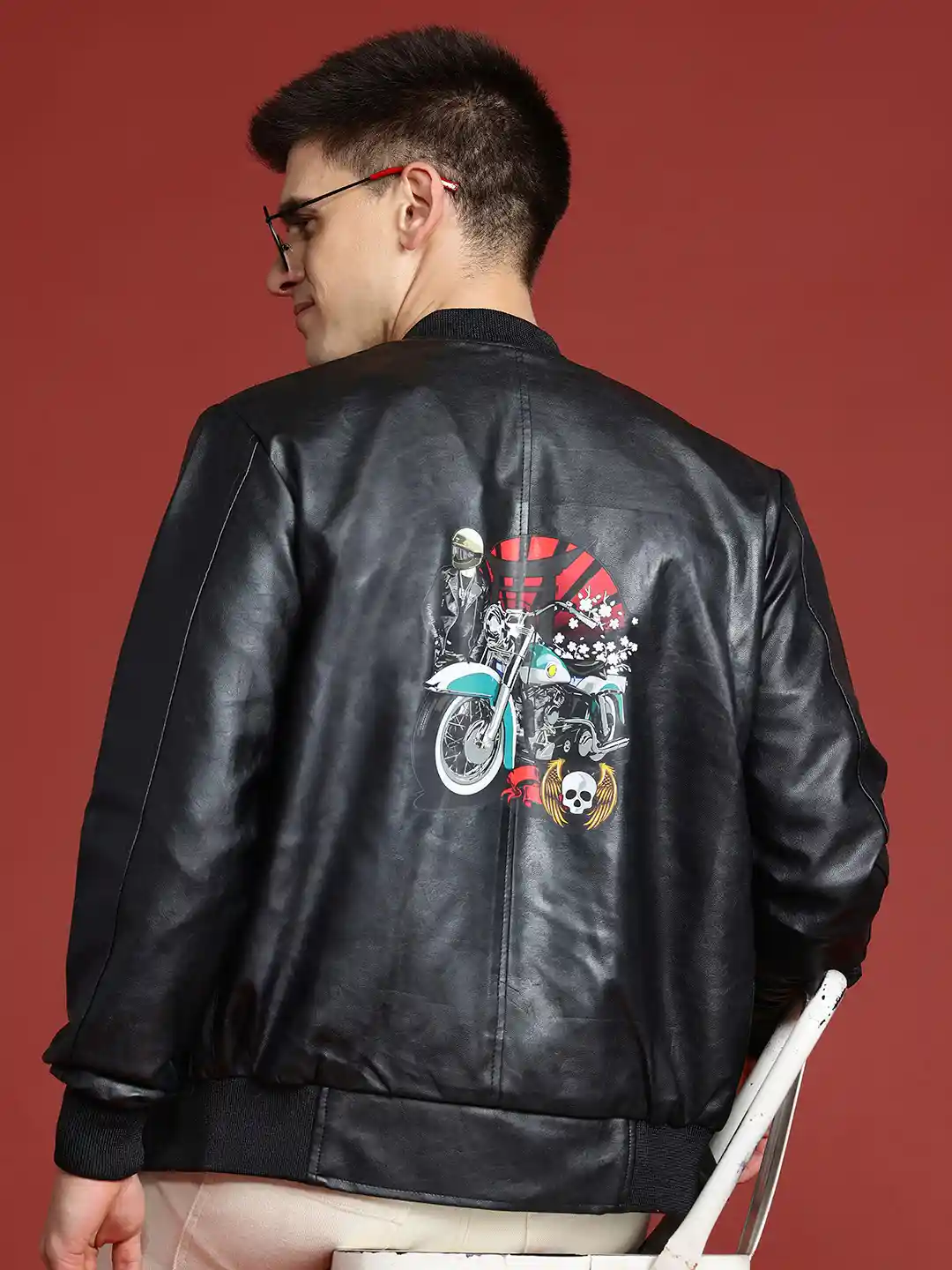 Buy Leather Retail Men Lightweight Biker Jacket Jackets for Men
