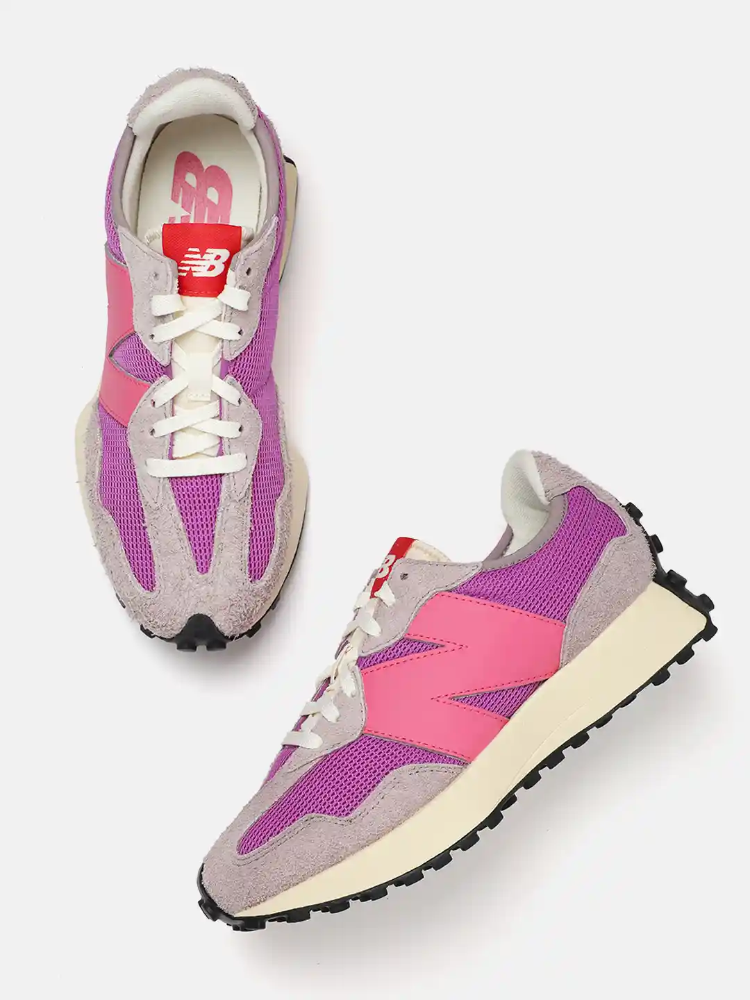 New Balance Unisex 327 Striped Everyday Sneakers