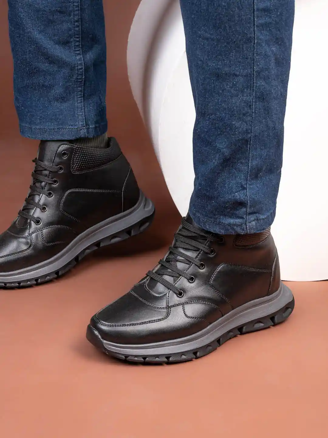 Buy Hi Toes Inch Hidden Height Increasing Boots Boots for Men