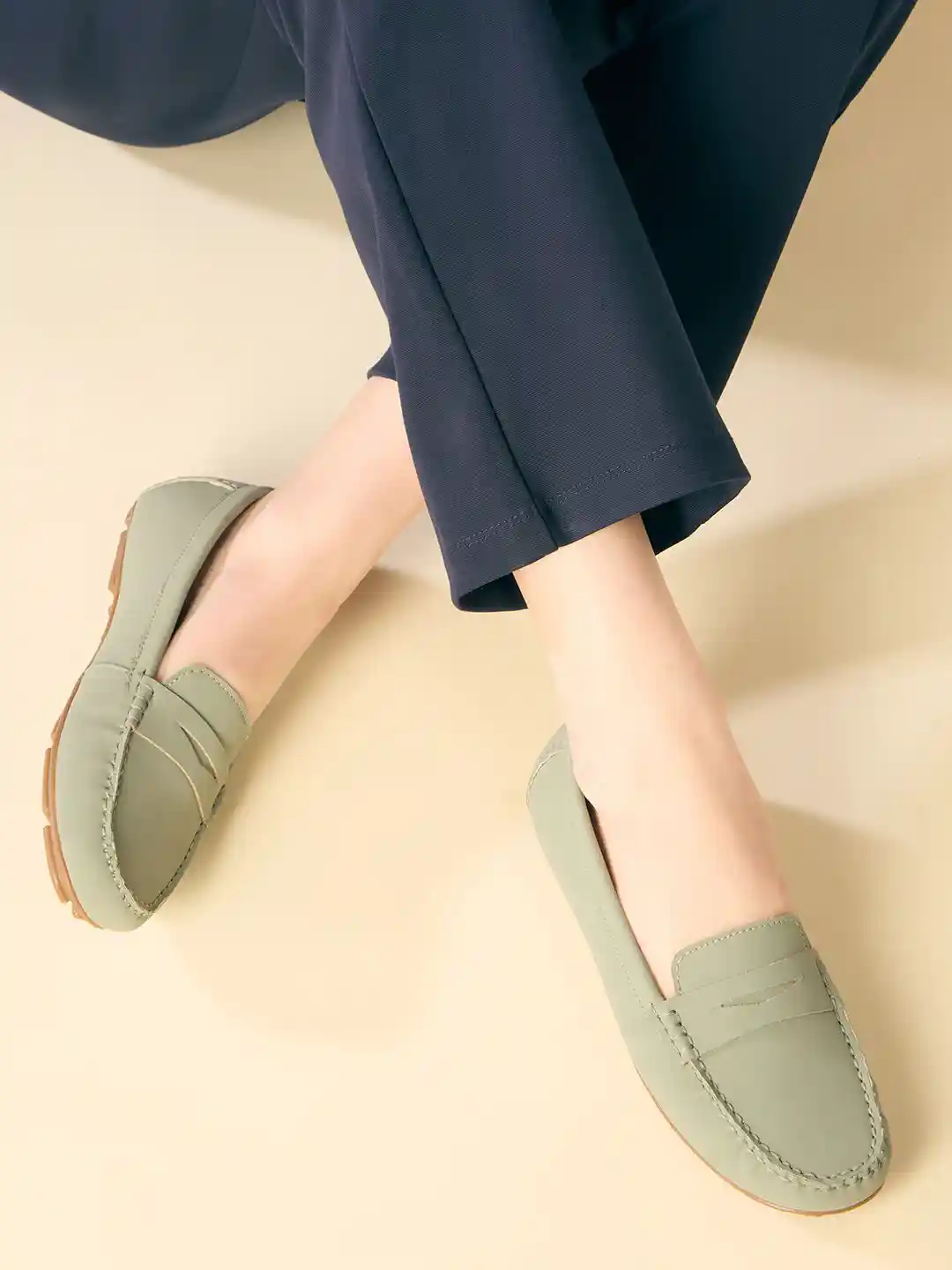 Buy Inc Women Casual Solid Round Toe Loafers Mules Casual