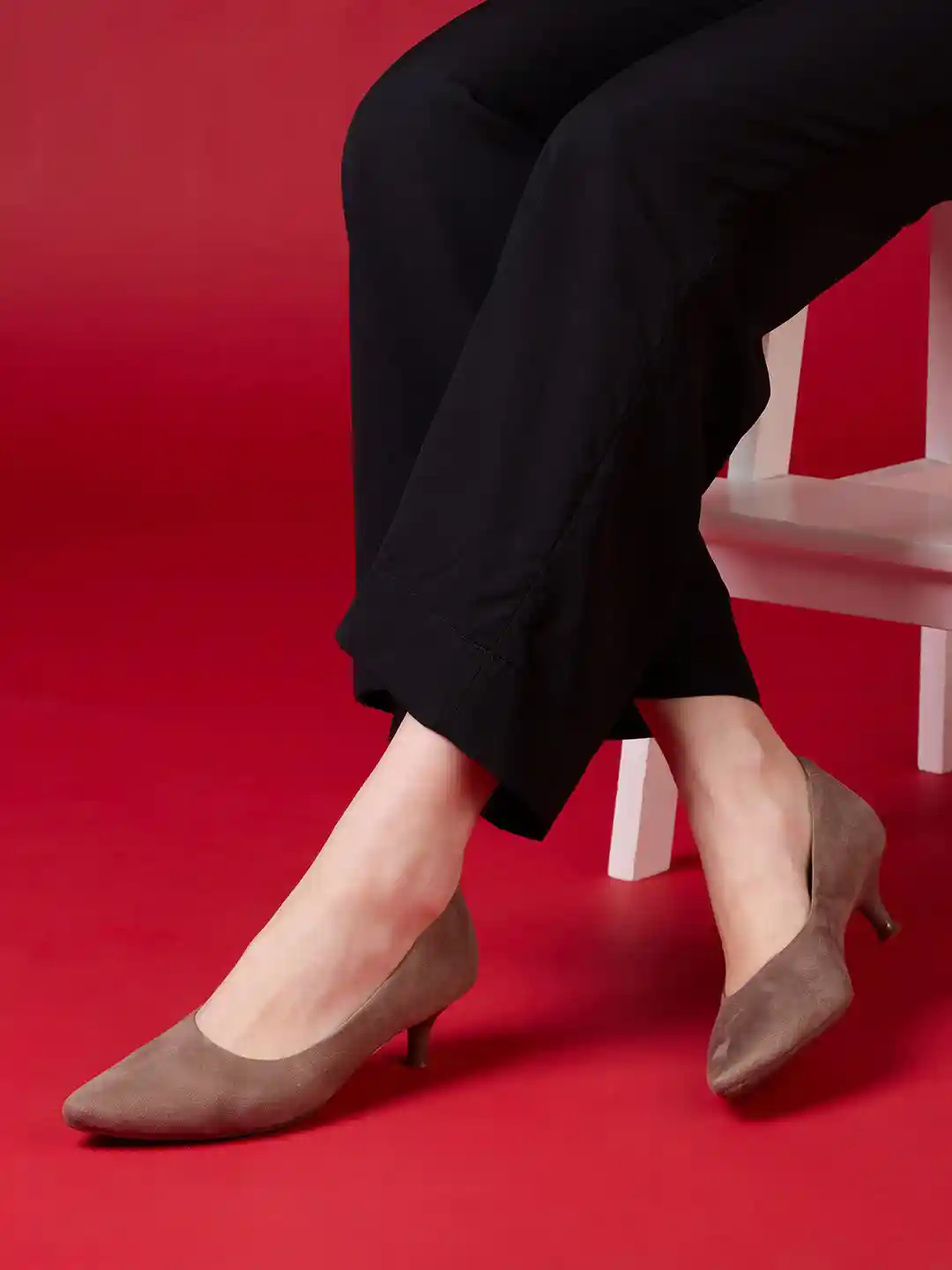 Buy Inc Women Pointed Toe Kitten Pump Heels for Women 34085631