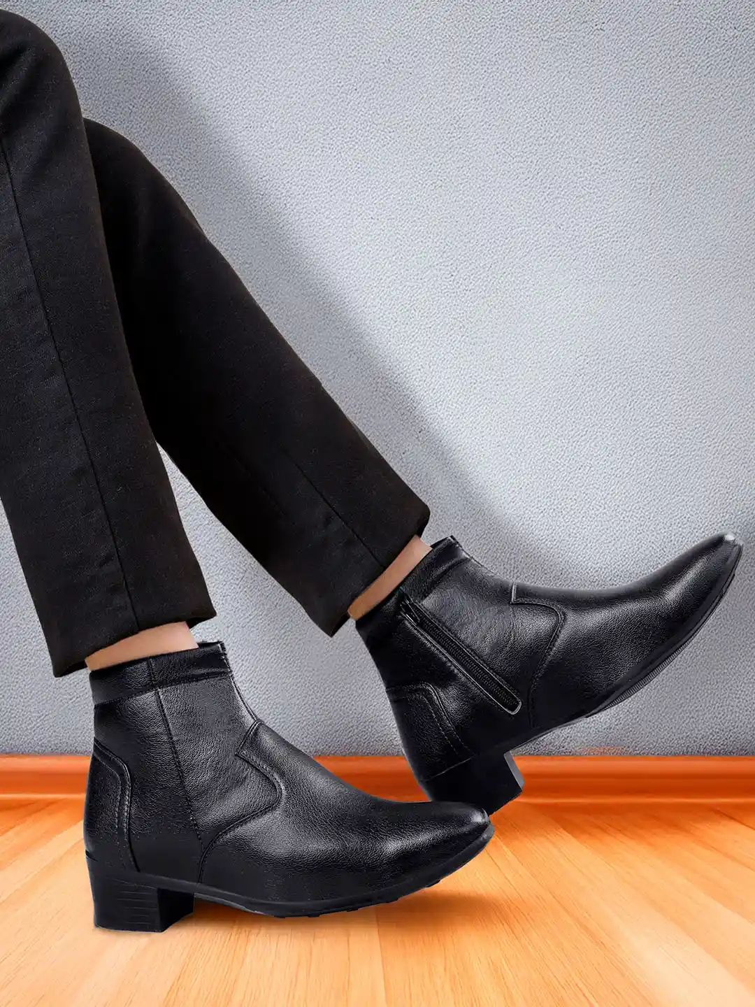 Shoes Bxxy Black Formal Boot Bxxy Men Cm Hidden Height Increasing