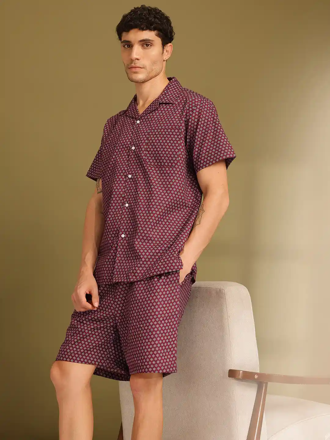 cotton night dress men HAXMNOU Men's Cotton Long Sleeve Night Dress, Big Button Pajama Top, Loose Pullover Nightgown, White M