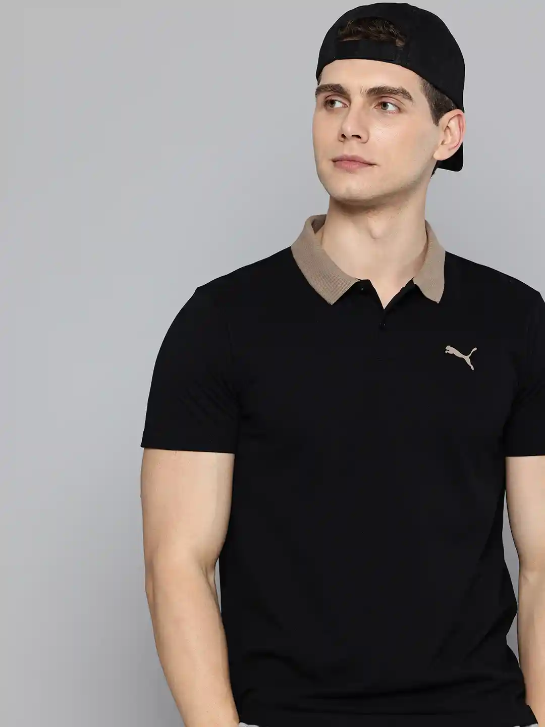 Buy Puma ESS ELEVATED Slim Fit Polo Collar T-shirt - Tshirts for Men  34357526 | Myntra
