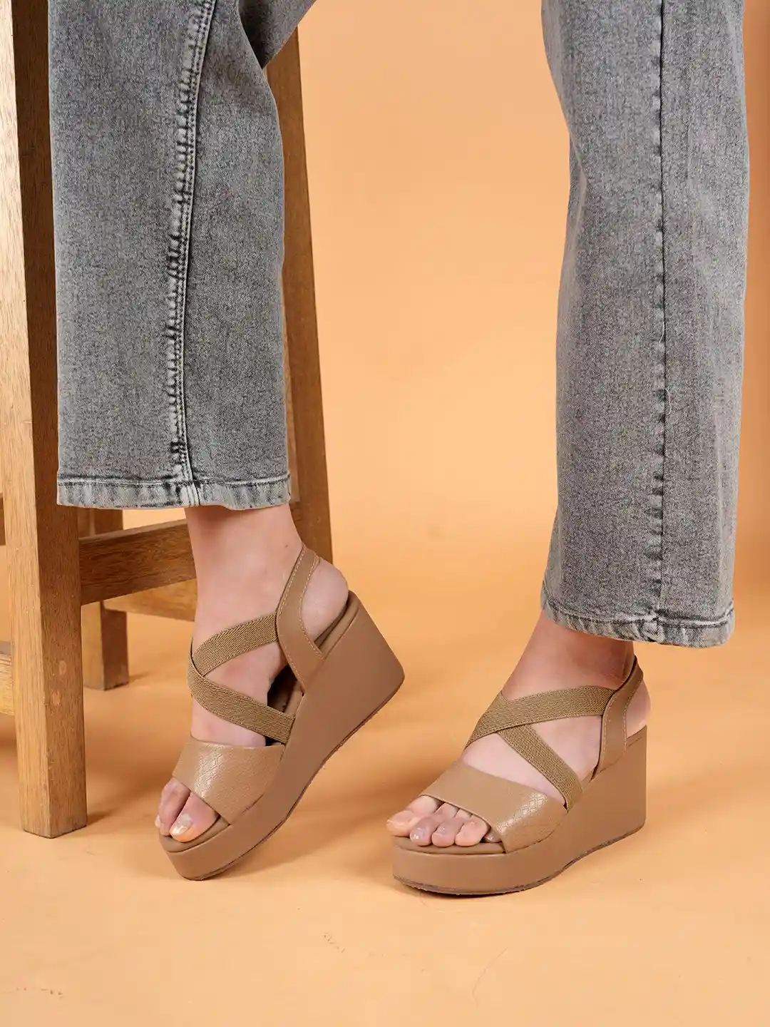 Buy Mast Harbour Women Wedge Heel Sandals Heels for Women