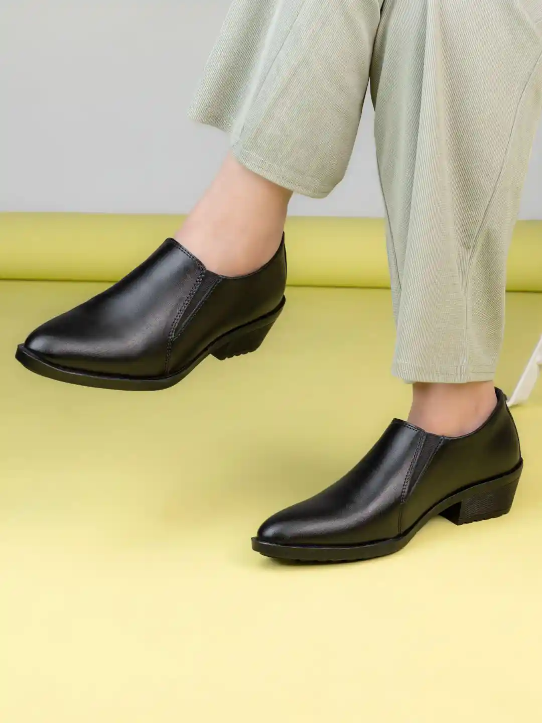 Buy ESMEE Women Leather Formal Slip-Ons Formal Shoes for Women