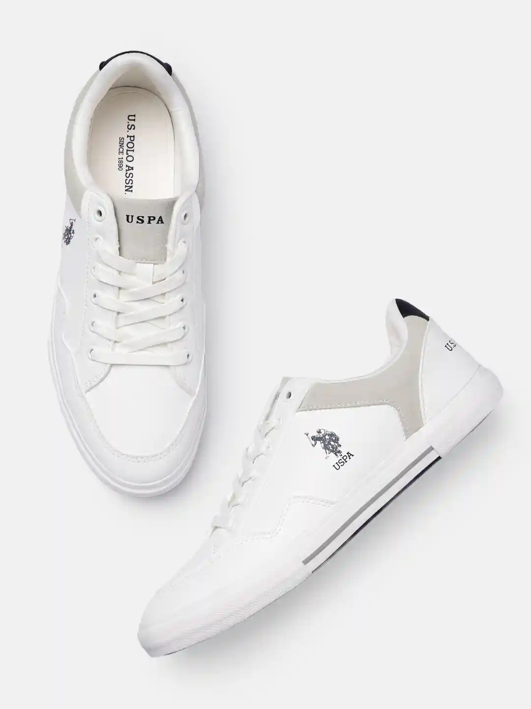 Polo Men Round Toe Sneakers