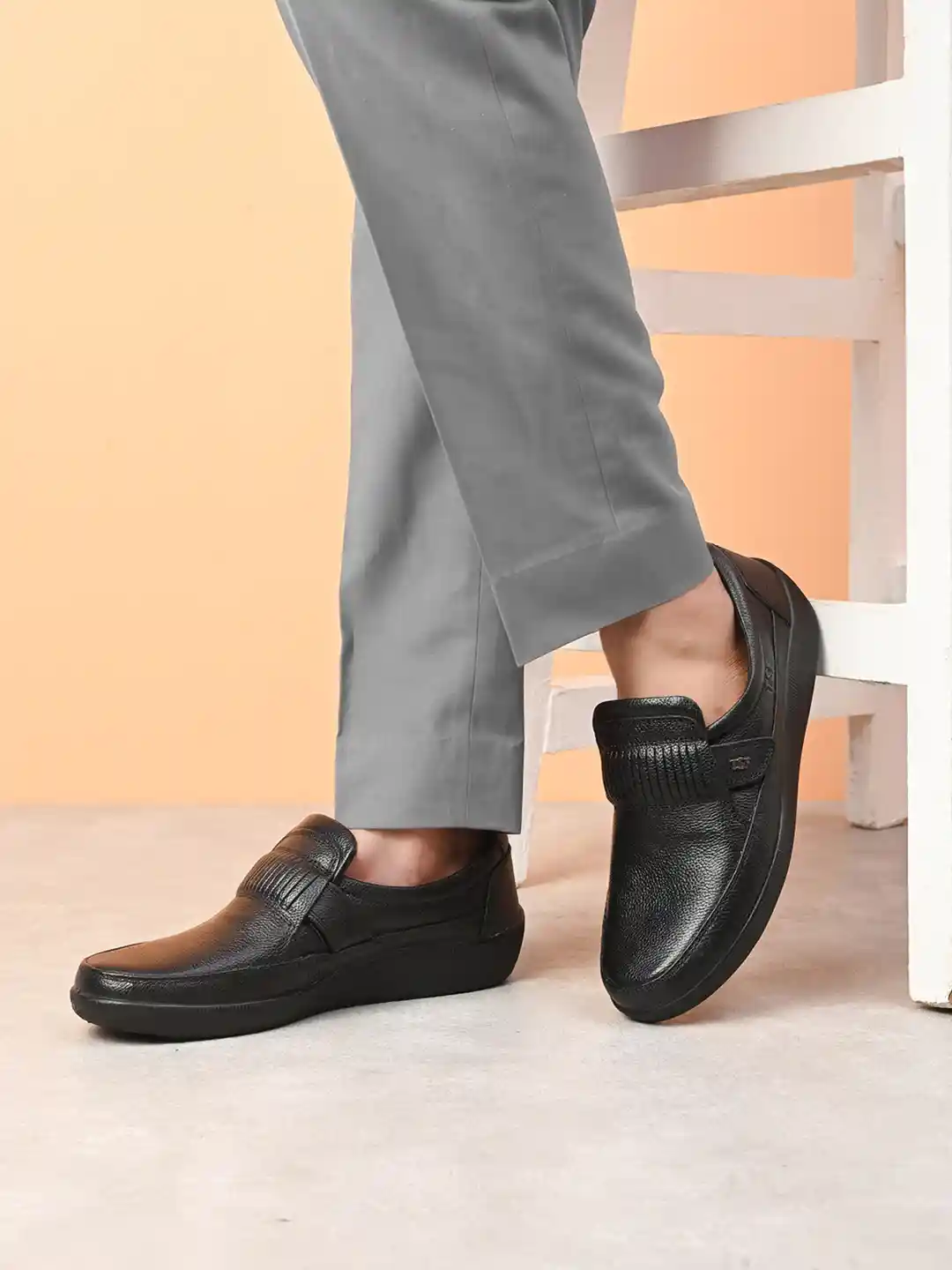 Buy TSF Men Black Leather Formal Shoes Formal Shoes for Men