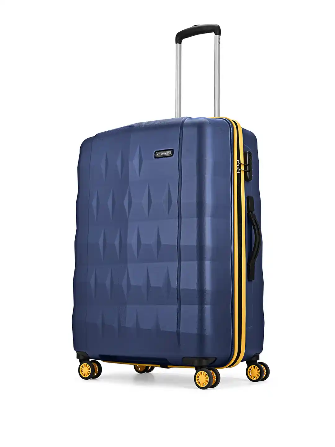 Aristocrat Comet Blue Medium Hard Luggage 66cm Check-in Trolley Bag With  Smooth 8-Wheel