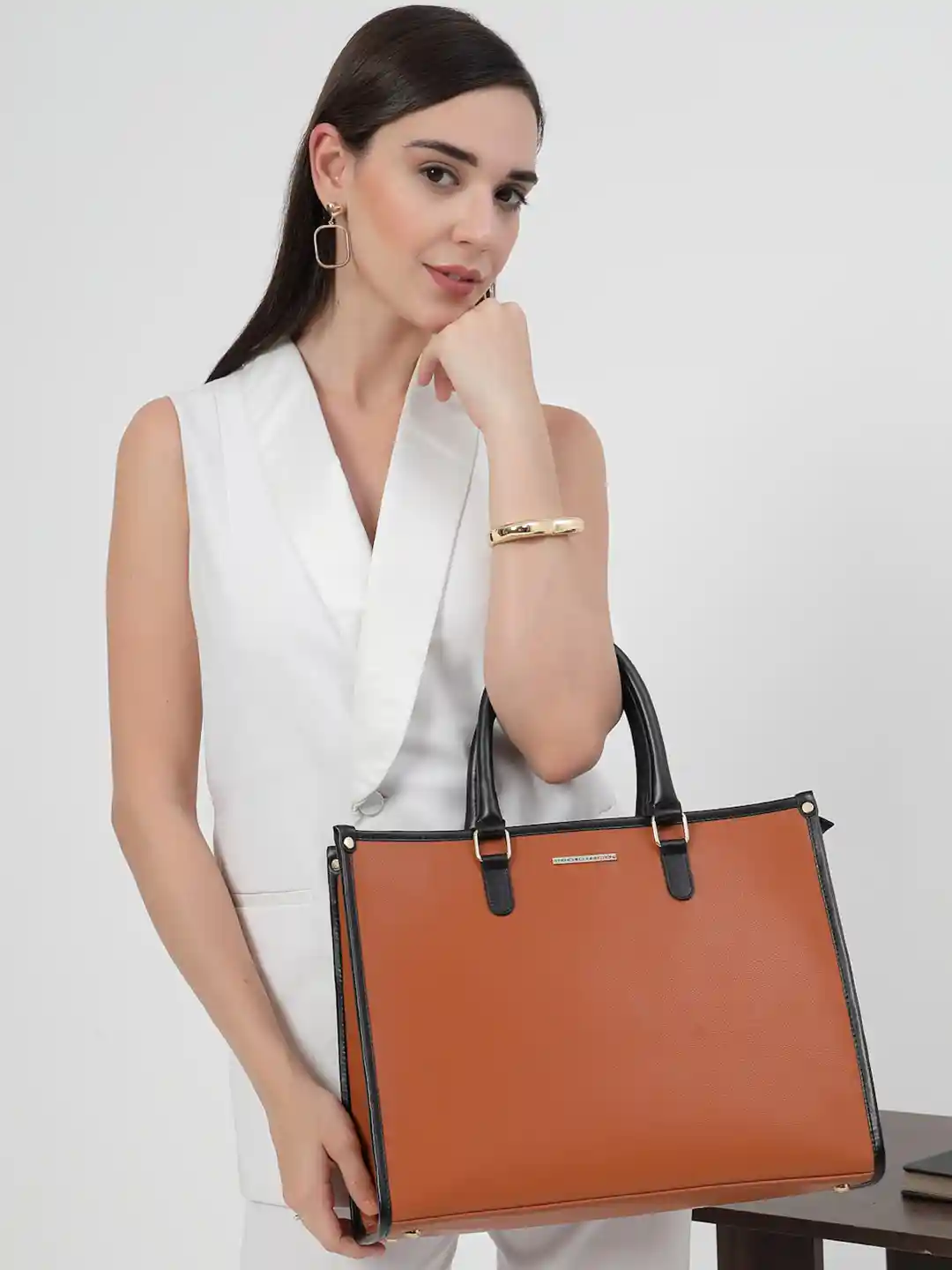 French Connection Women Solid Structured Tote Bag