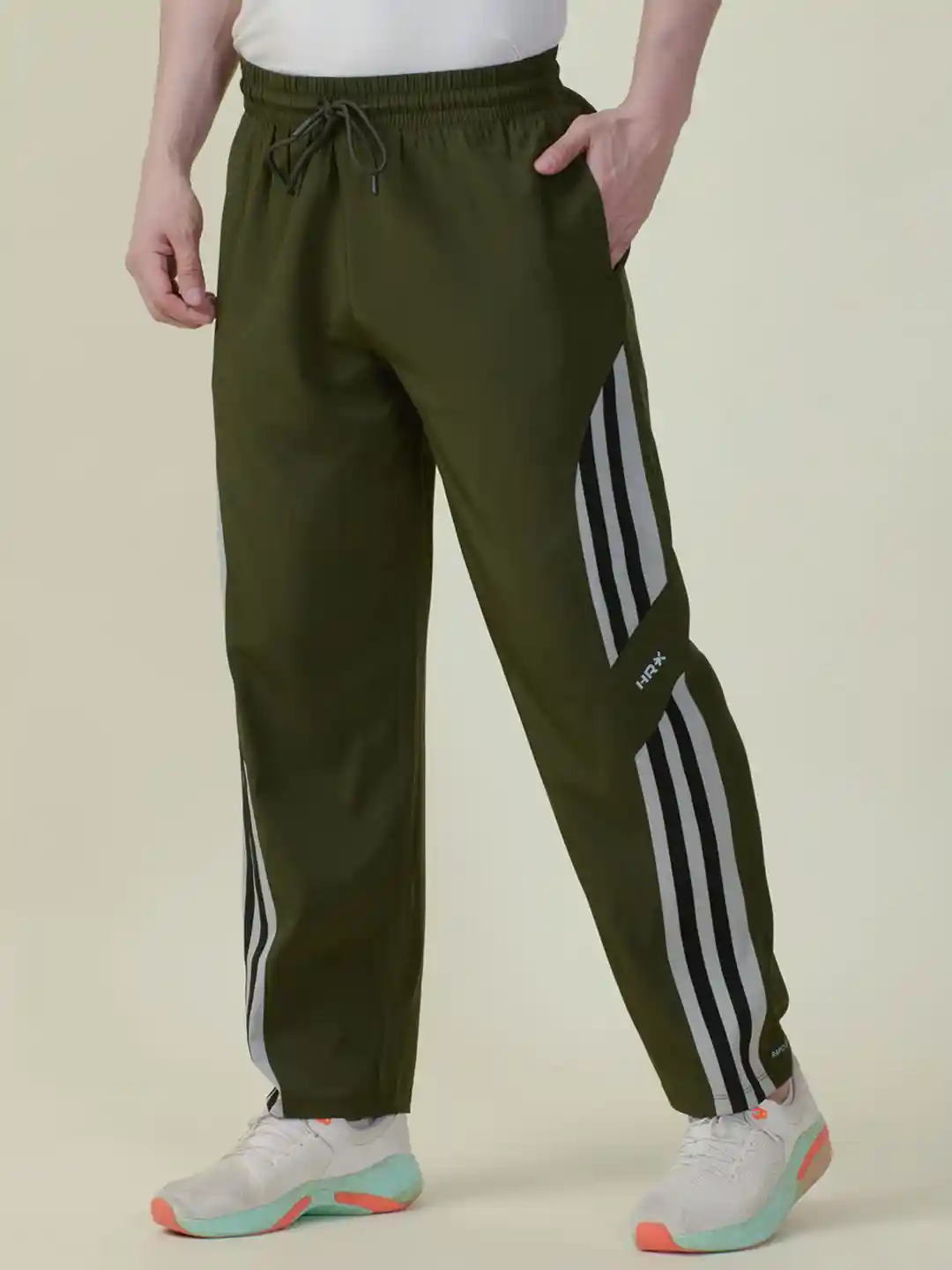 Buy HRX by Hrithik Roshan Men Striped Track Pant Track Pants for