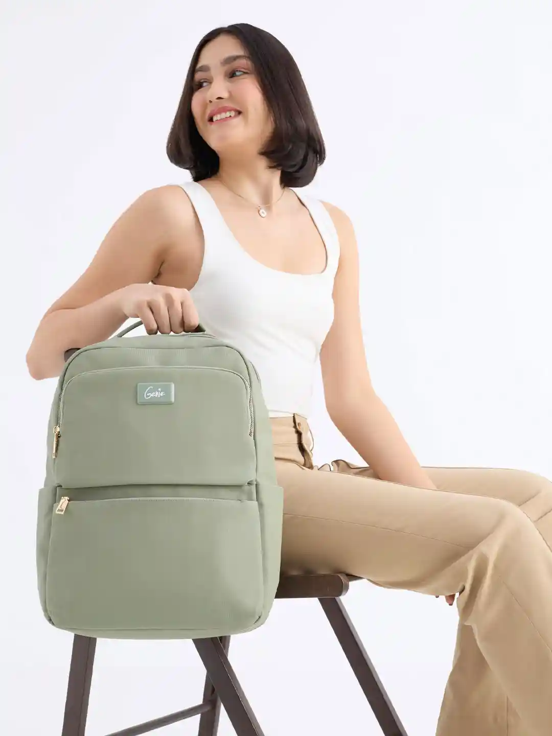 Genie Audrey Women 17 Inch Casual Laptop Backpack