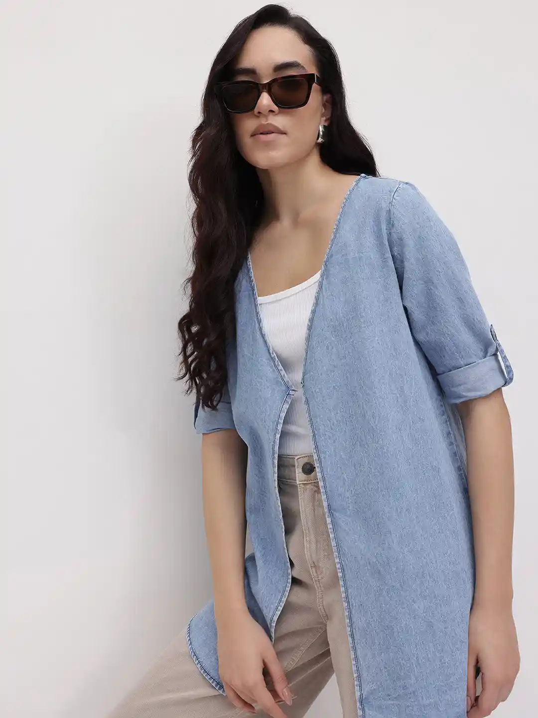 The Roadster Lifestyle Women Pure Cotton Shrug