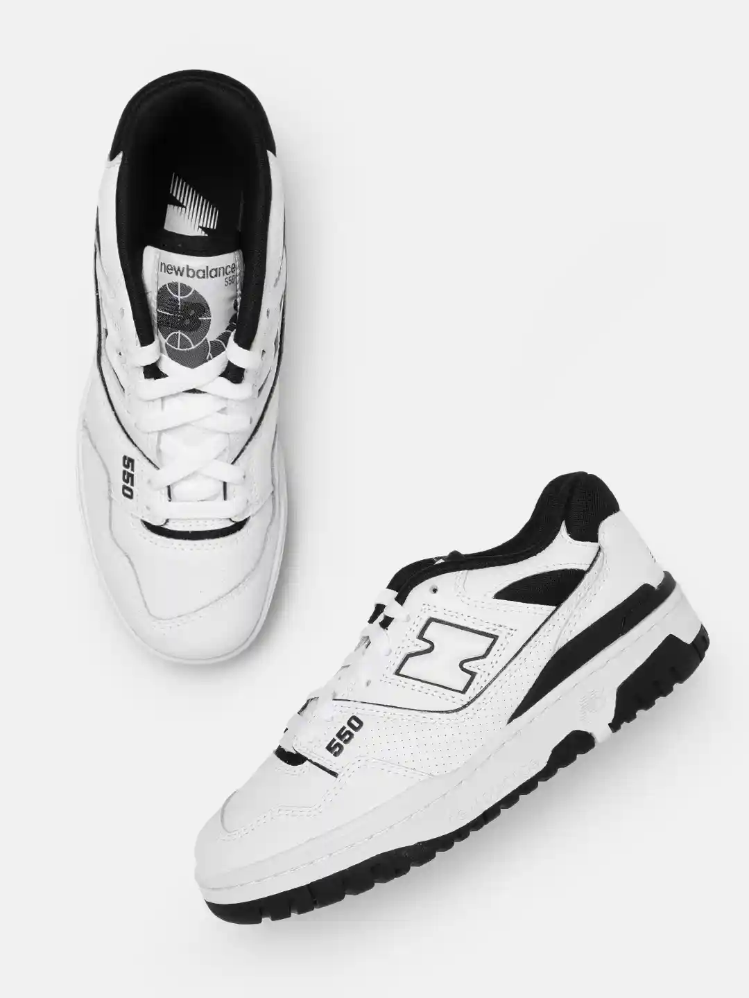 New Balance Men BB550 Leather Everyday Sneakers